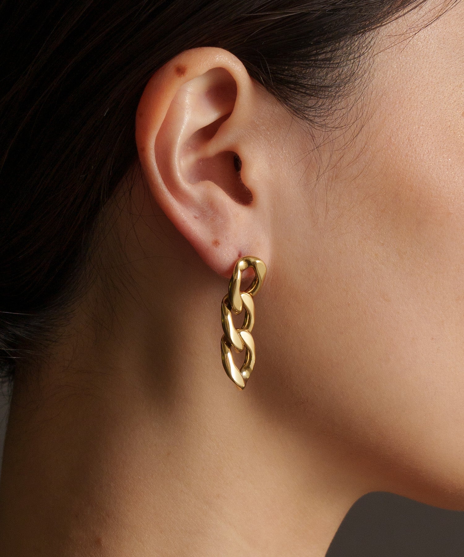 喜平3連ピアス【Gold】 | tok