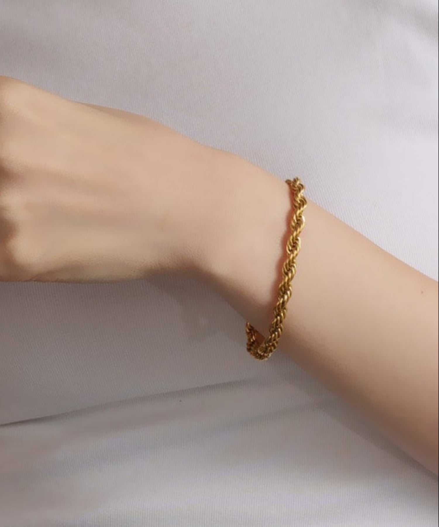 ツイストチェーンブレスレット【Gold】 | tok