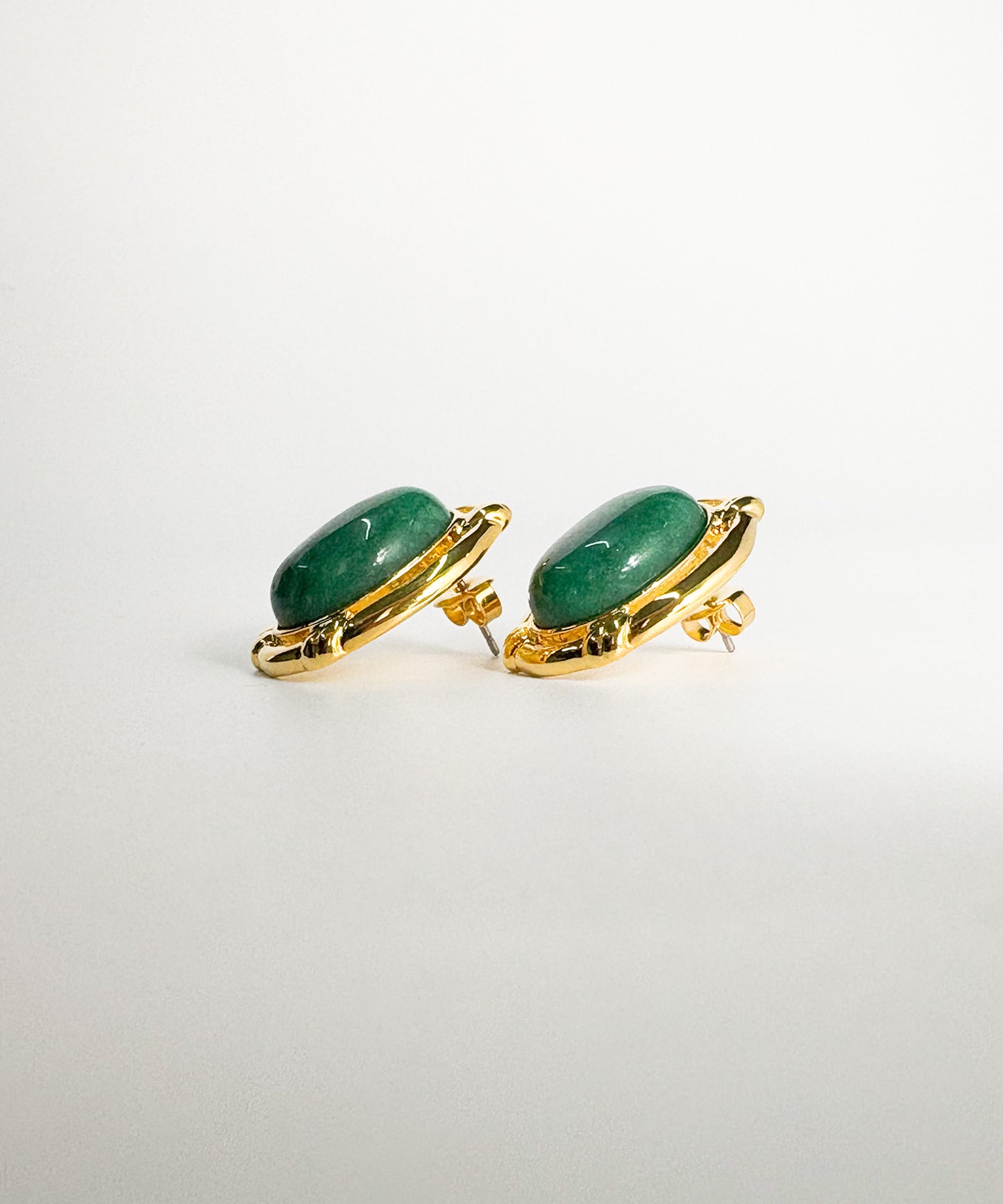 ストーンヴィンテージピアス【Green】