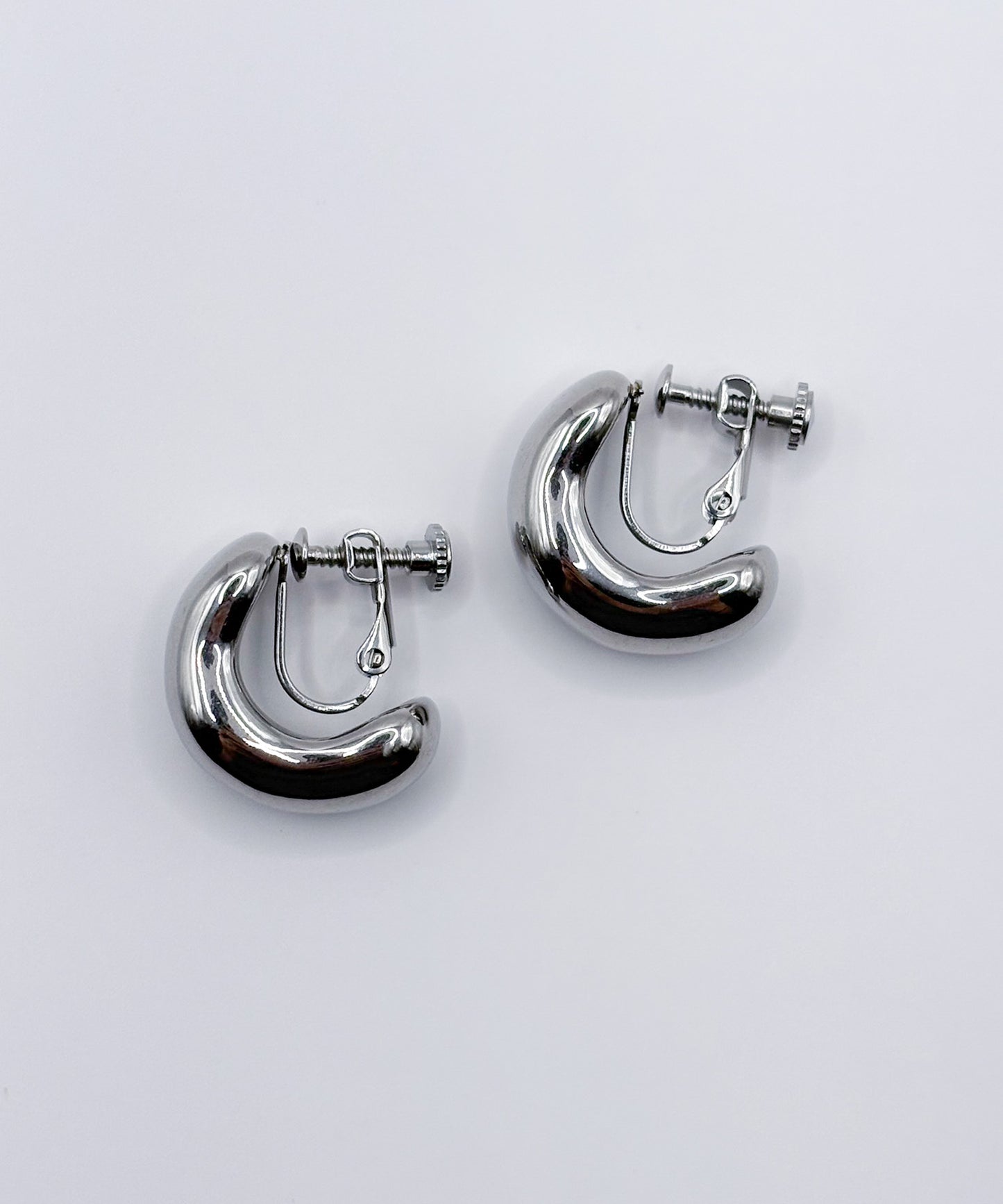 ボリュームカーブイヤリング【Silver】