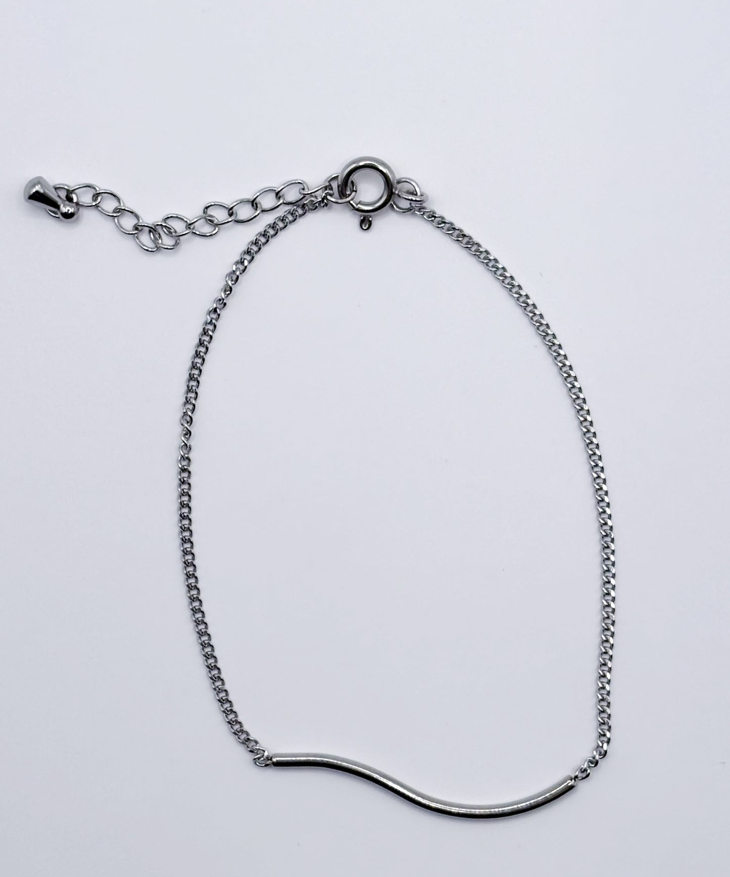 ウェーブモチーフブレスレット【Silver】