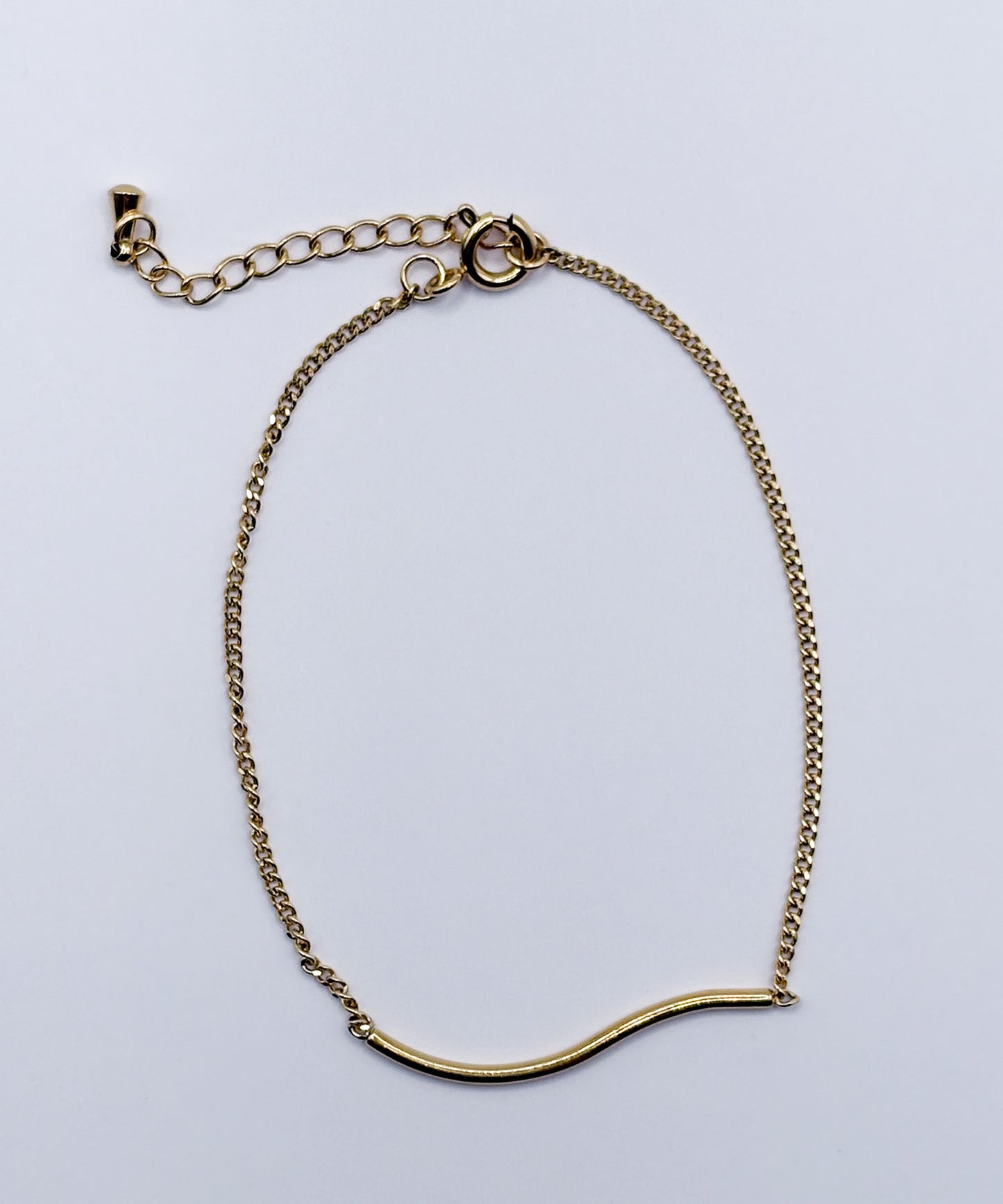 ウェーブモチーフブレスレット【Gold】