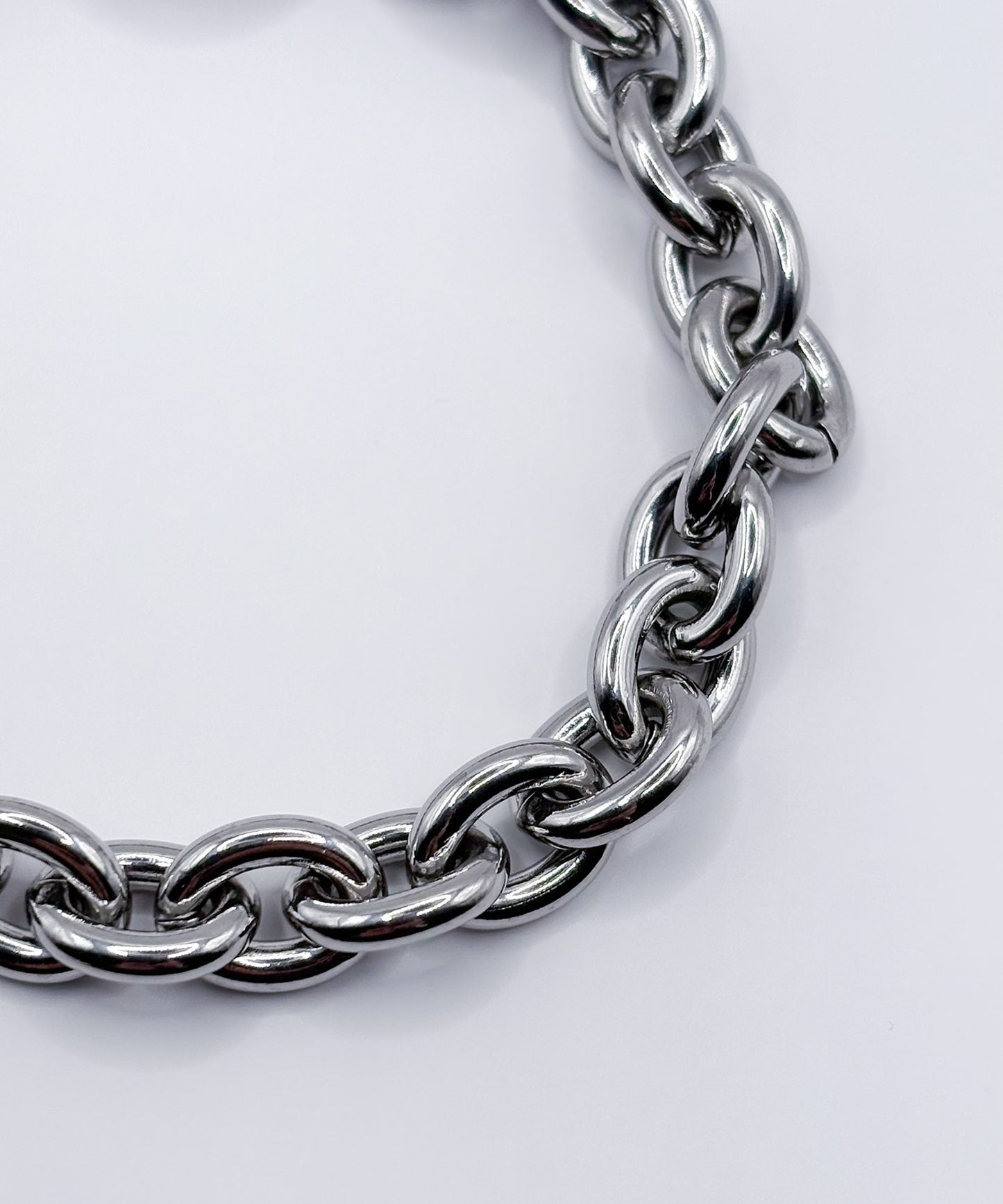 ボリュームチェーンブレスレット【Silver】