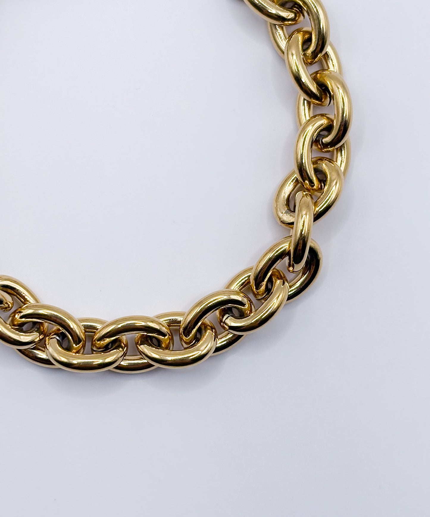 ボリュームチェーンブレスレット【Gold】