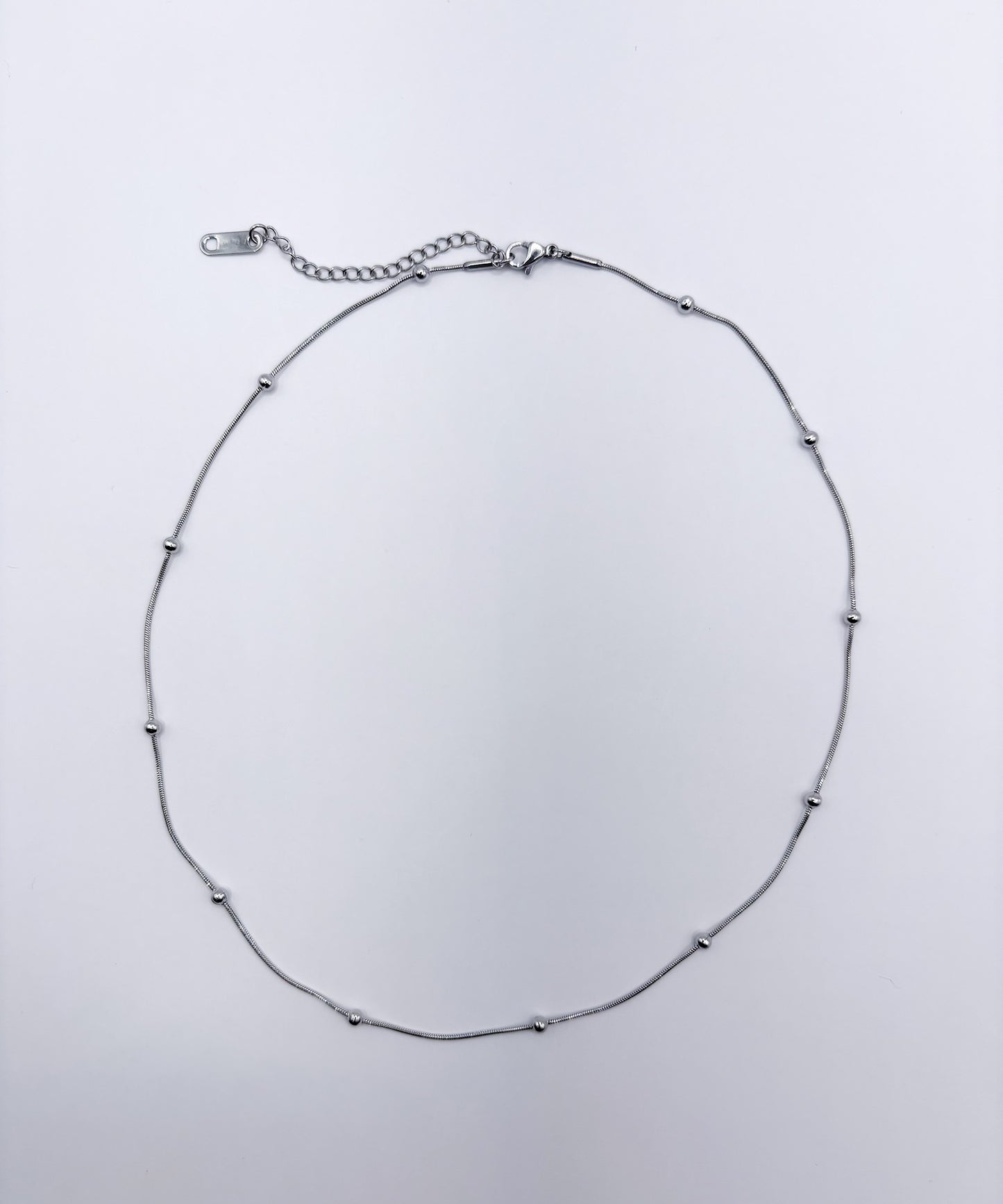 インターバルボールネックレス【Silver】