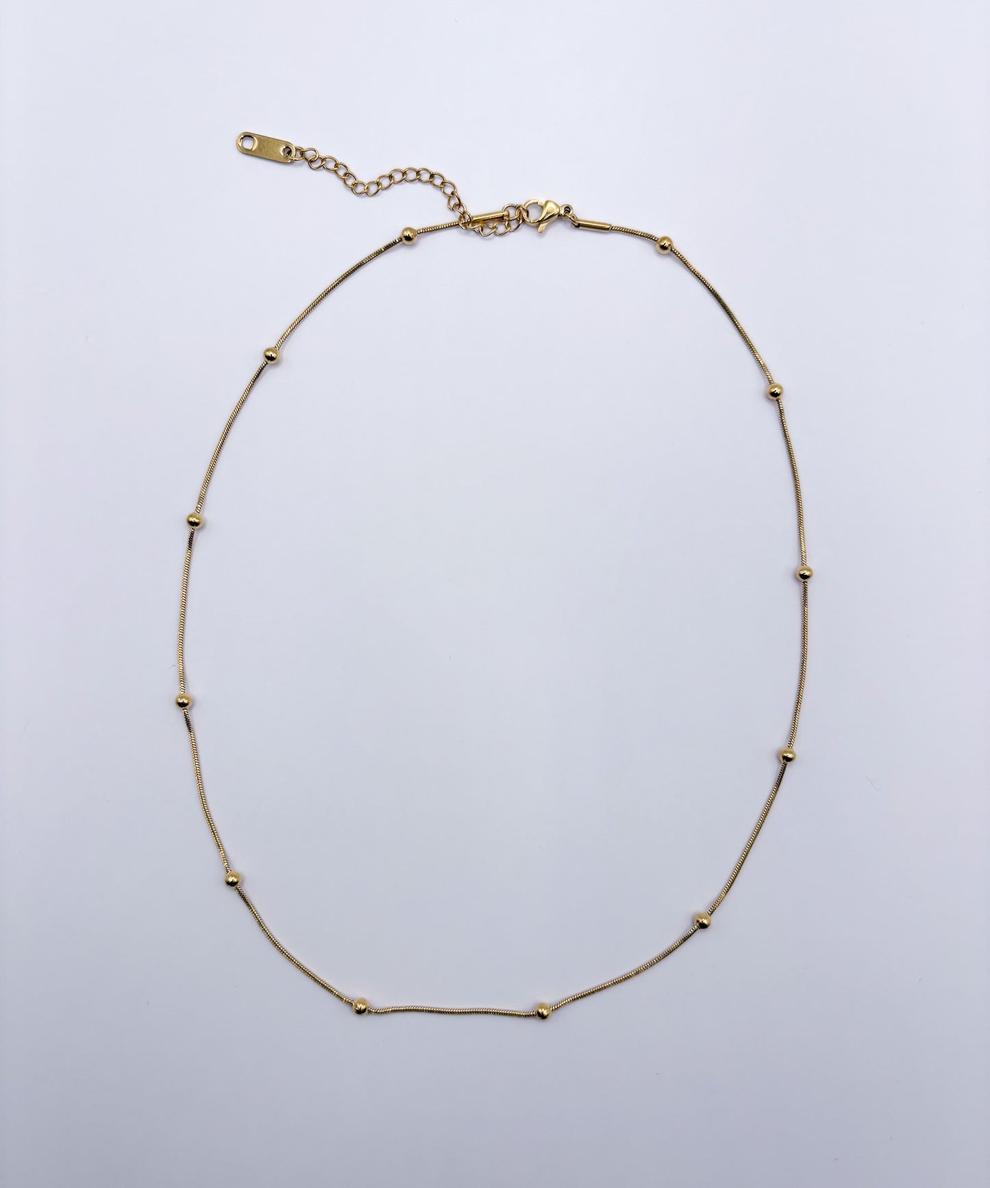 インターバルボールネックレス【Gold】
