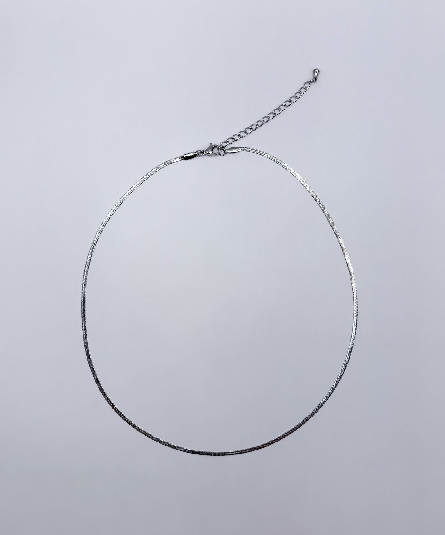 ベーシックスネークチェーンネックレス【Silver】