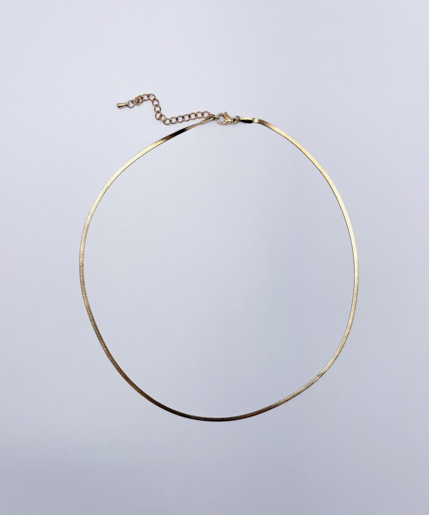 ベーシックスネークチェーンネックレス【Gold】