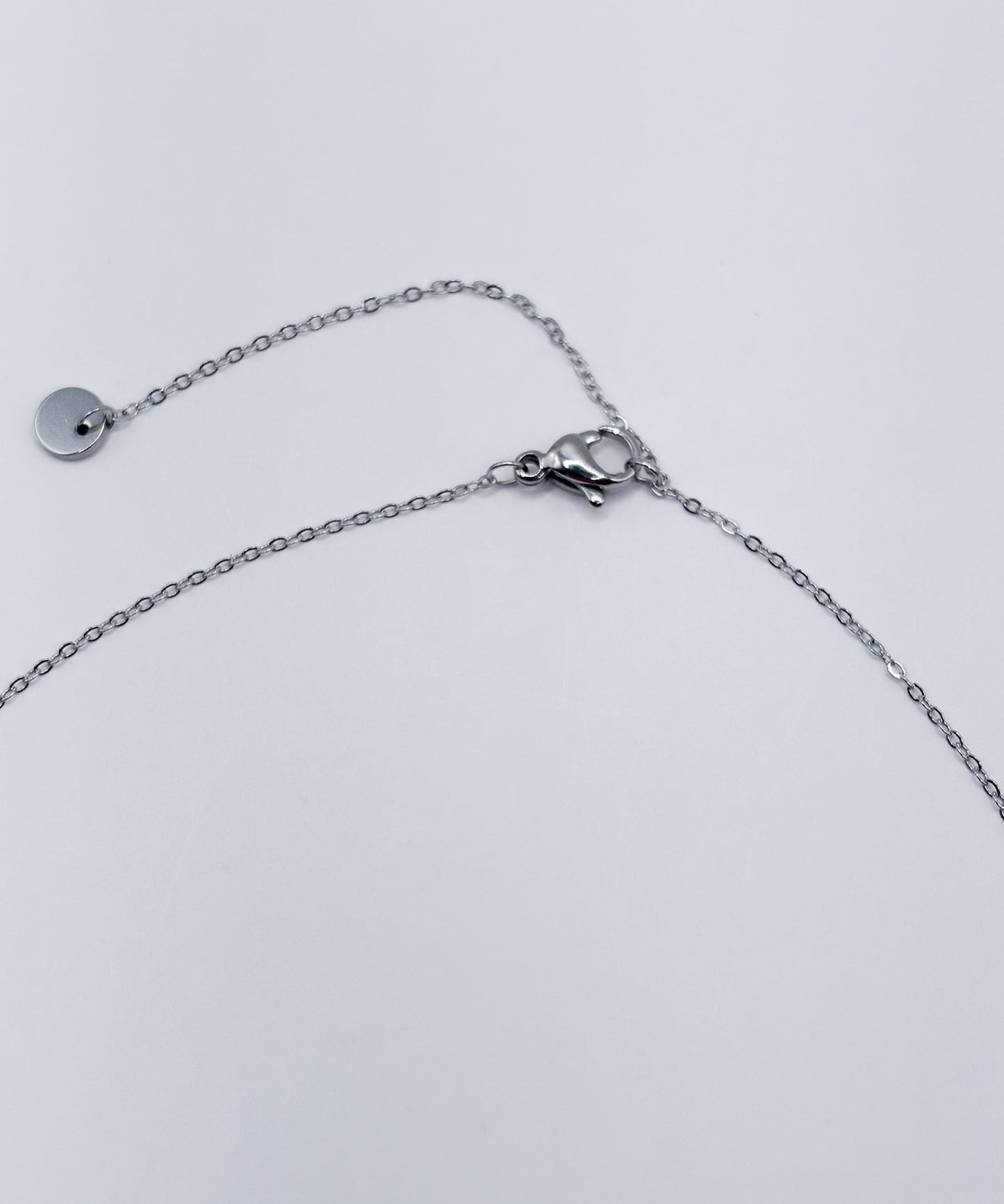 スモールイニシャルネックレス【Silver】
