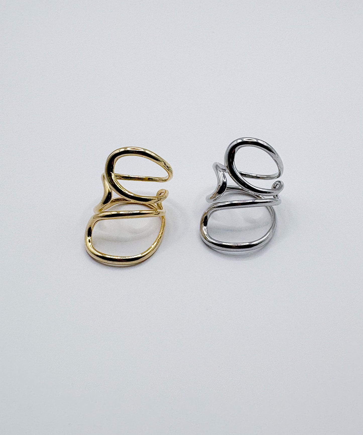 3カーブエンブレイシングリング【Silver】