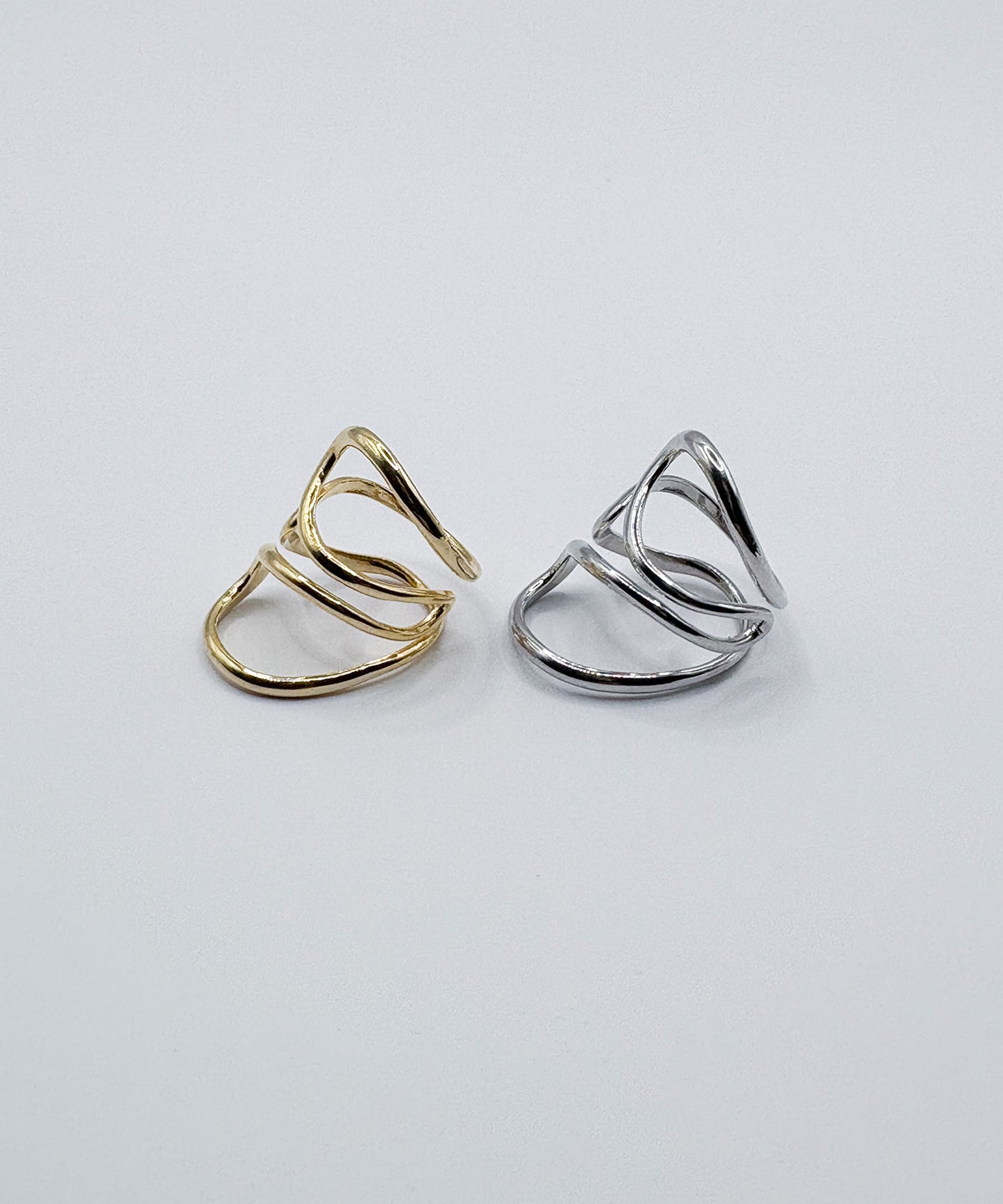 3カーブエンブレイシングリング【Silver】