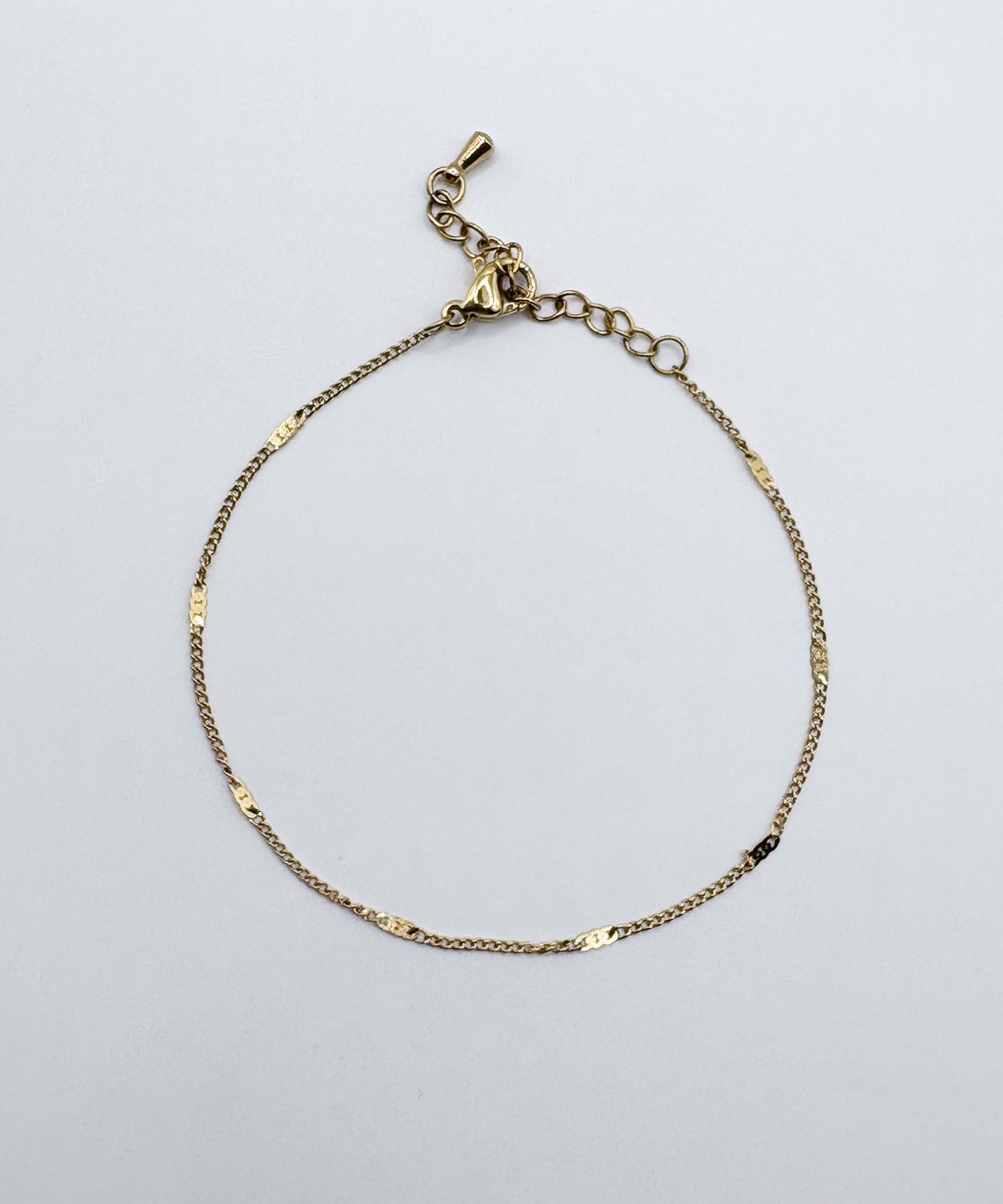 インターバルプレートブレスレット【Gold】