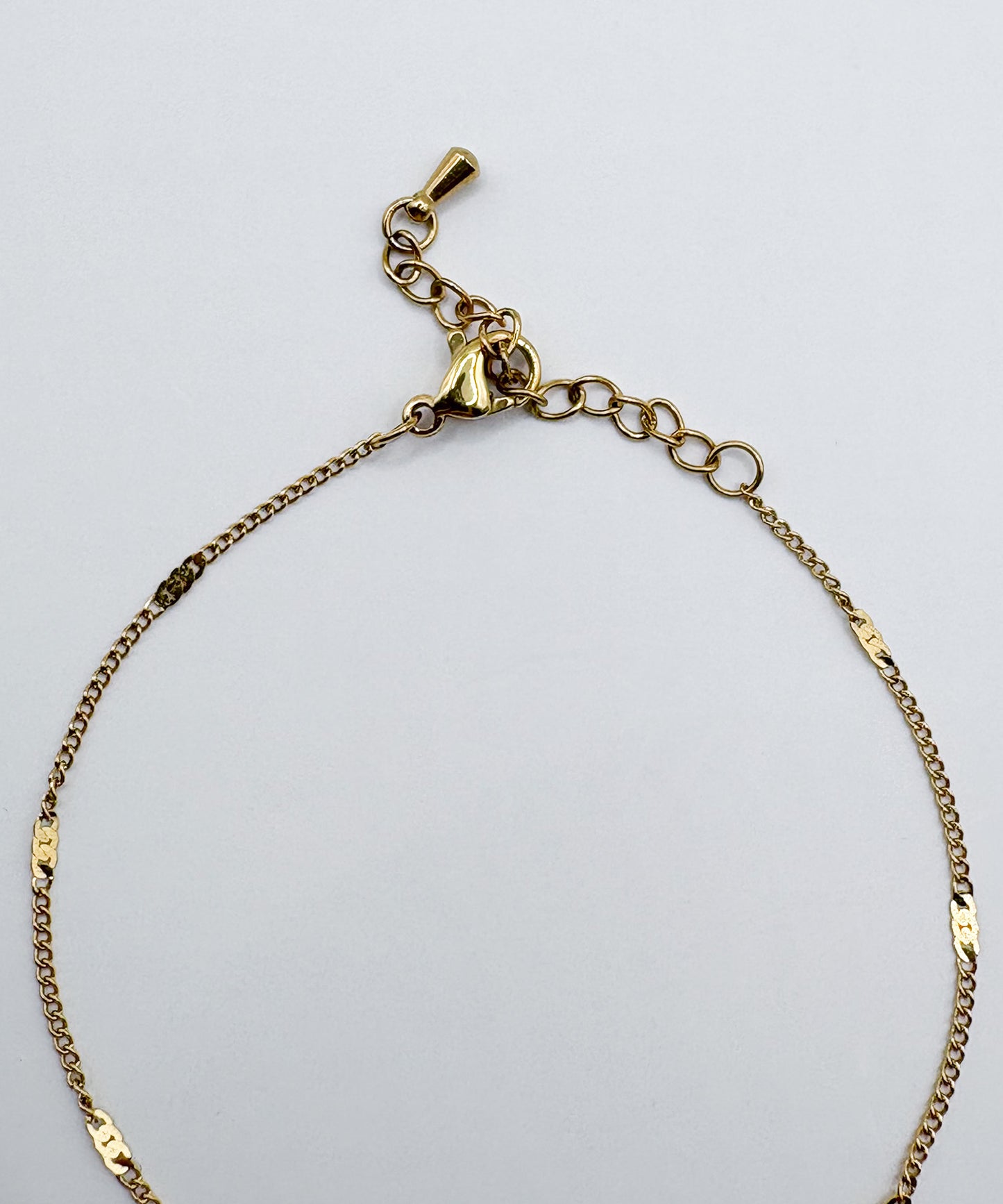 インターバルプレートブレスレット【Gold】