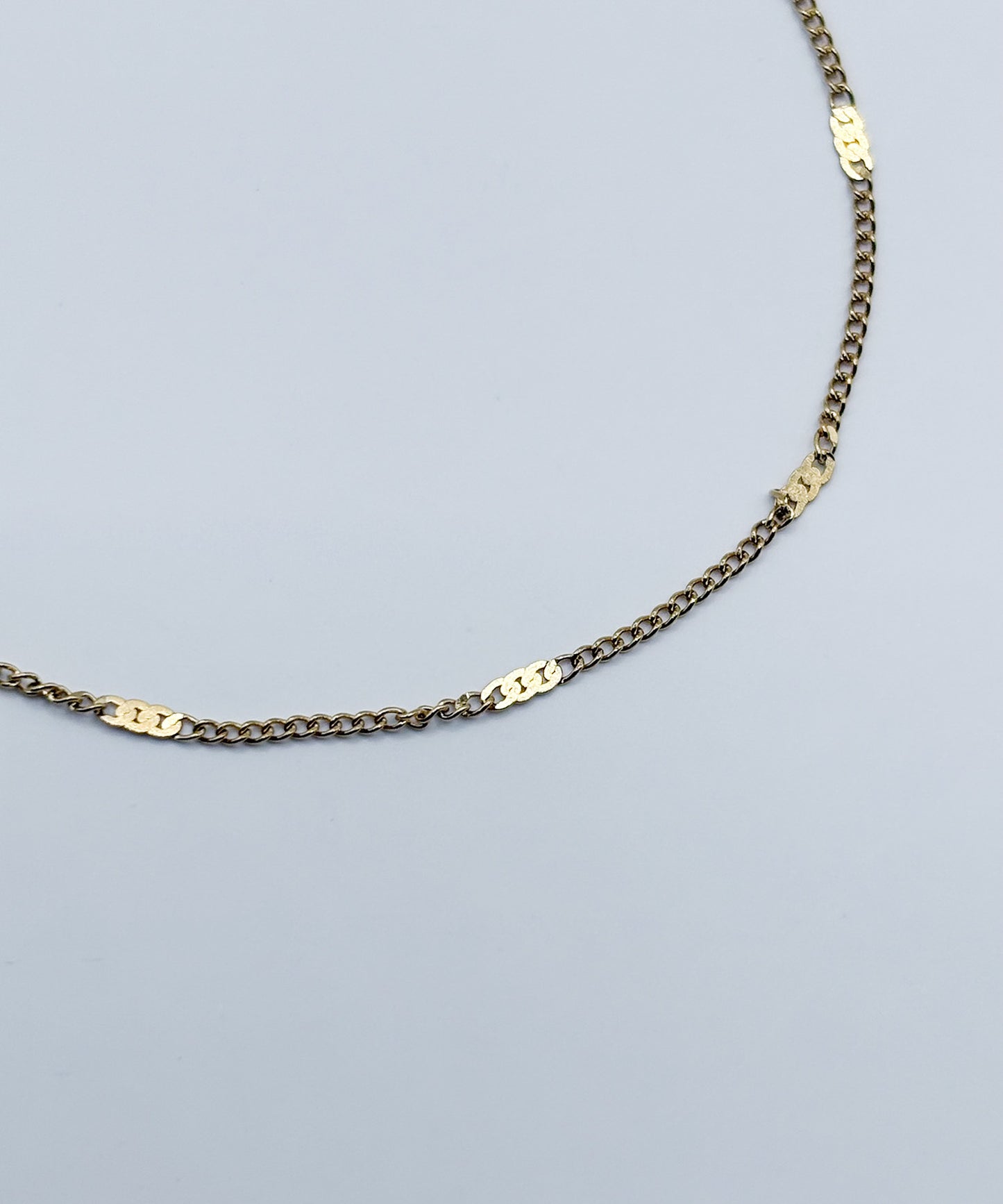 インターバルプレートブレスレット【Gold】