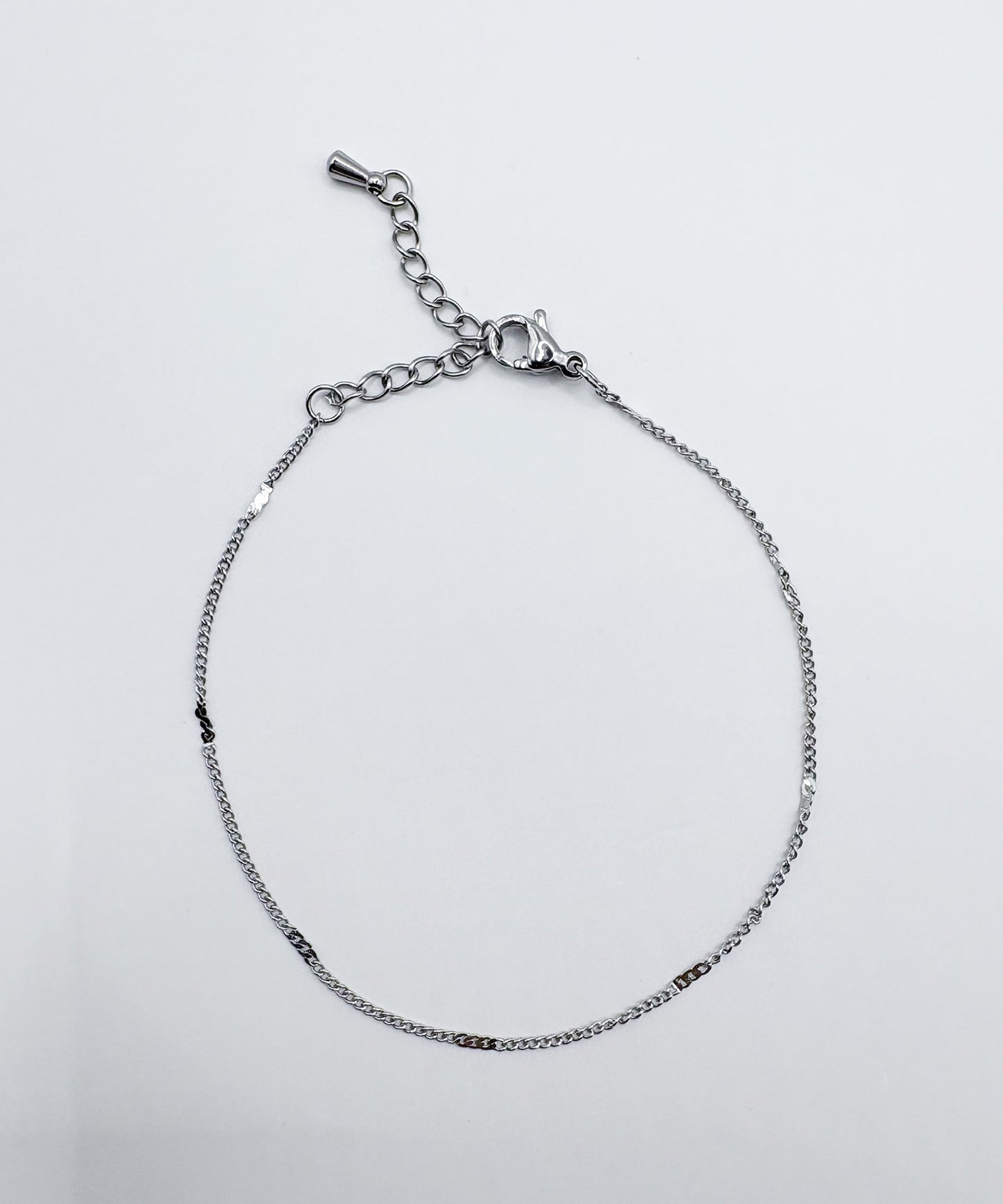 インターバルプレートブレスレット【Silver】