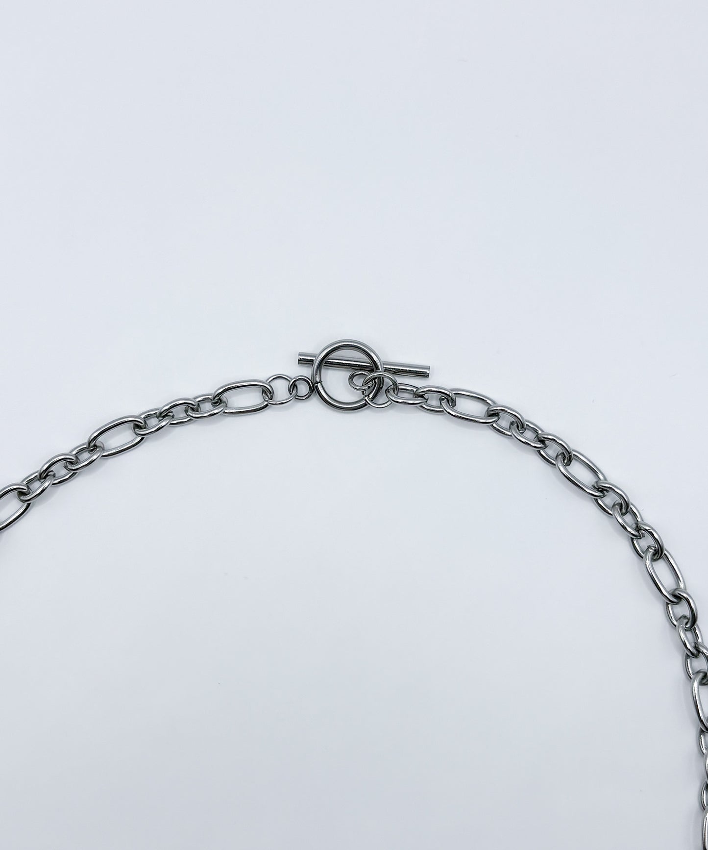 ワンパールポイントチェーンネックレス【Silver】