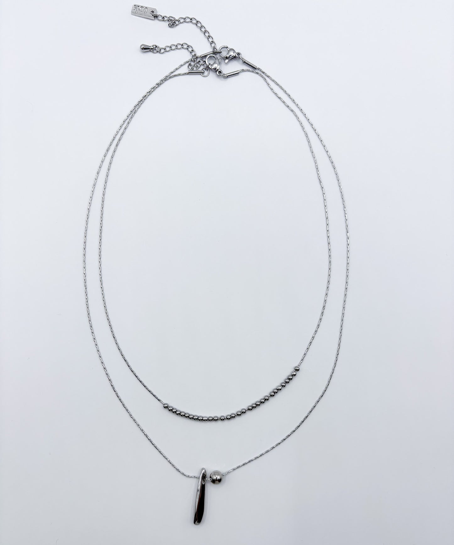 ボールスティックトップネックレス【Silver】