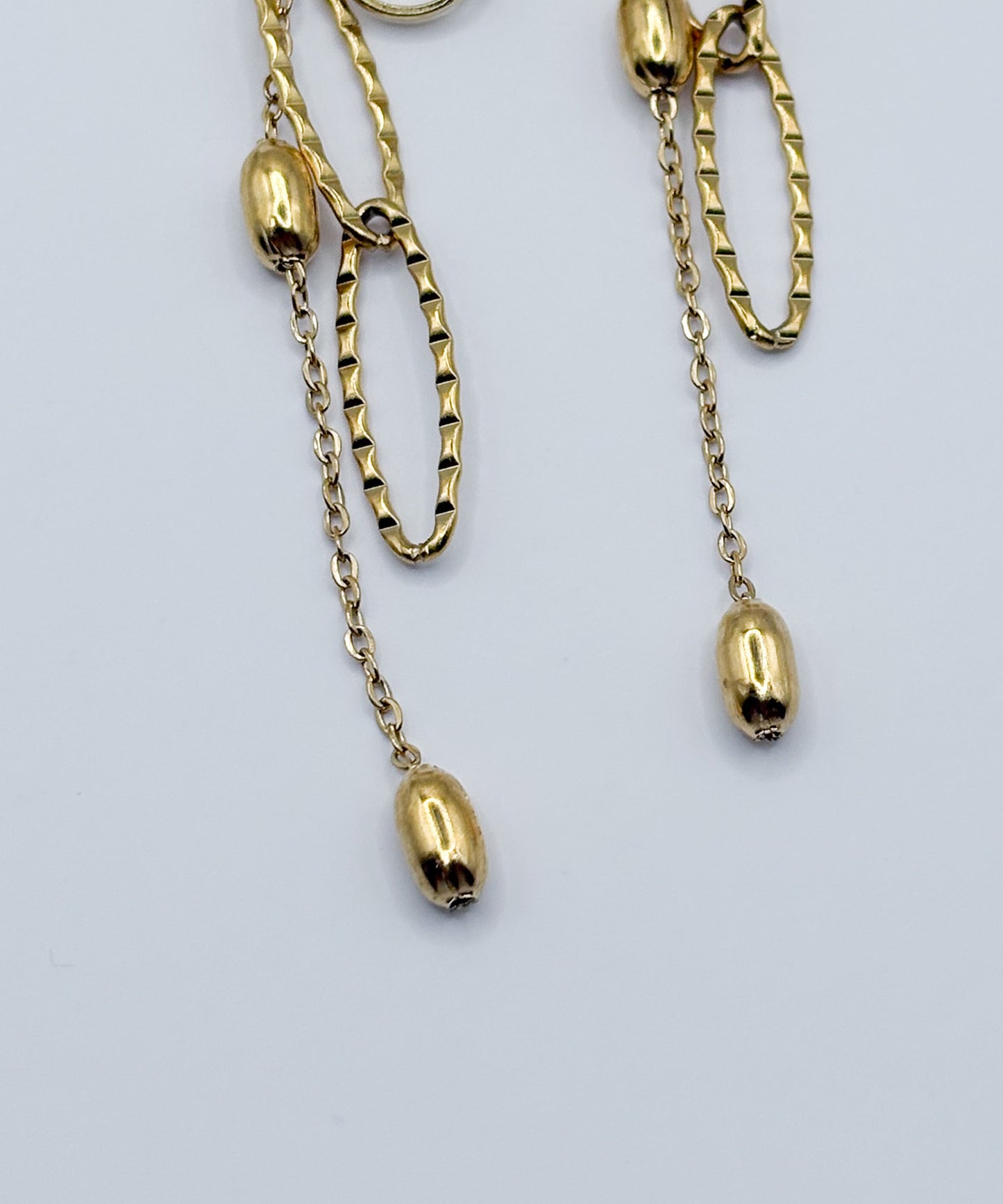 2デザインチャームイヤリング【Gold】