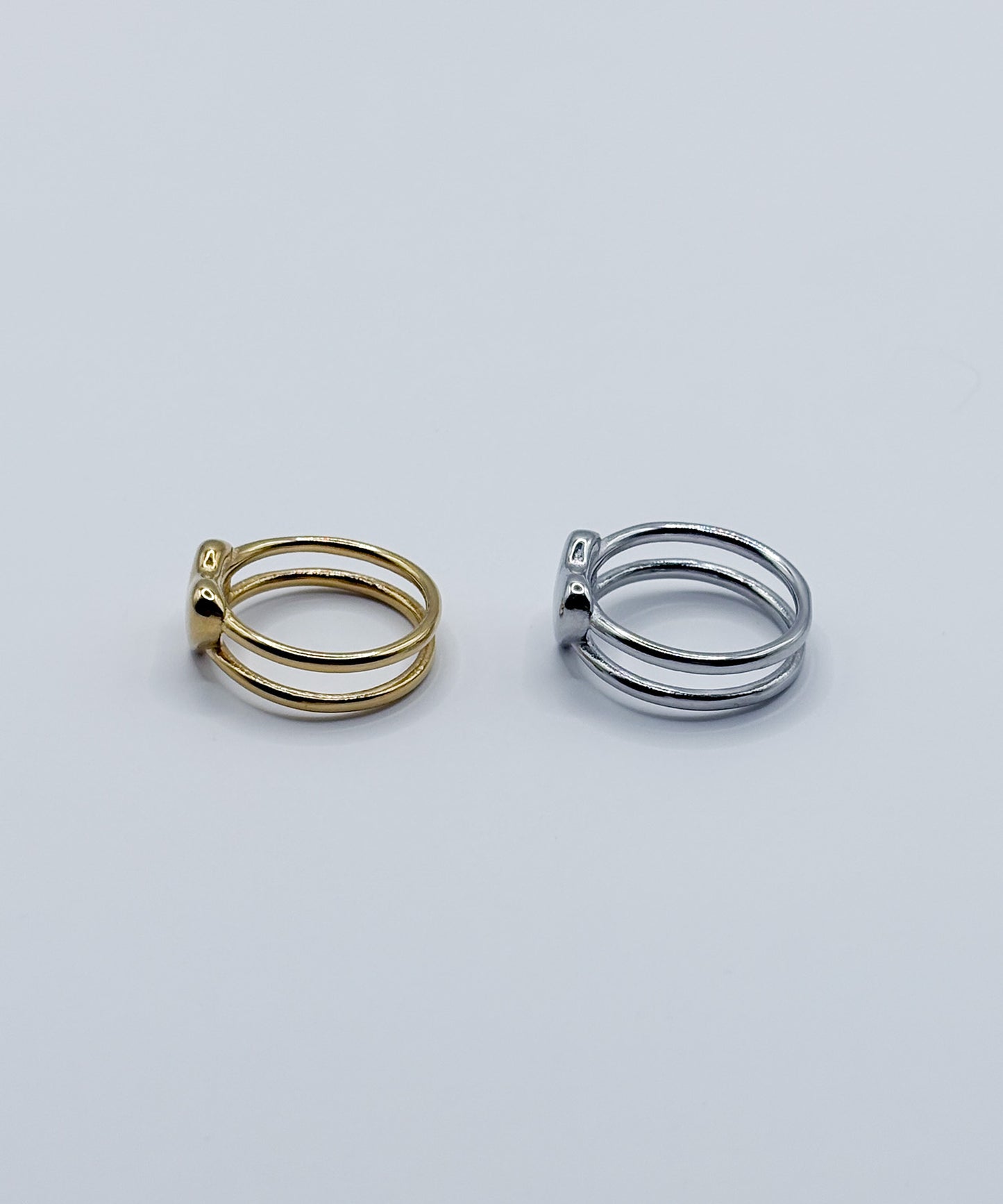 レイヤードハートドッキングリング【Silver】