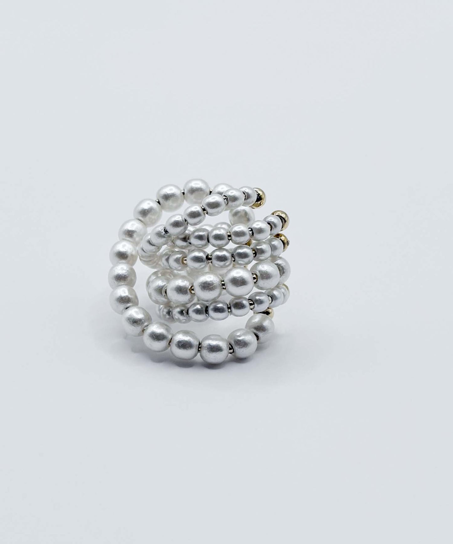 ラグジュアリーパールライクイヤーカフ【Gold】