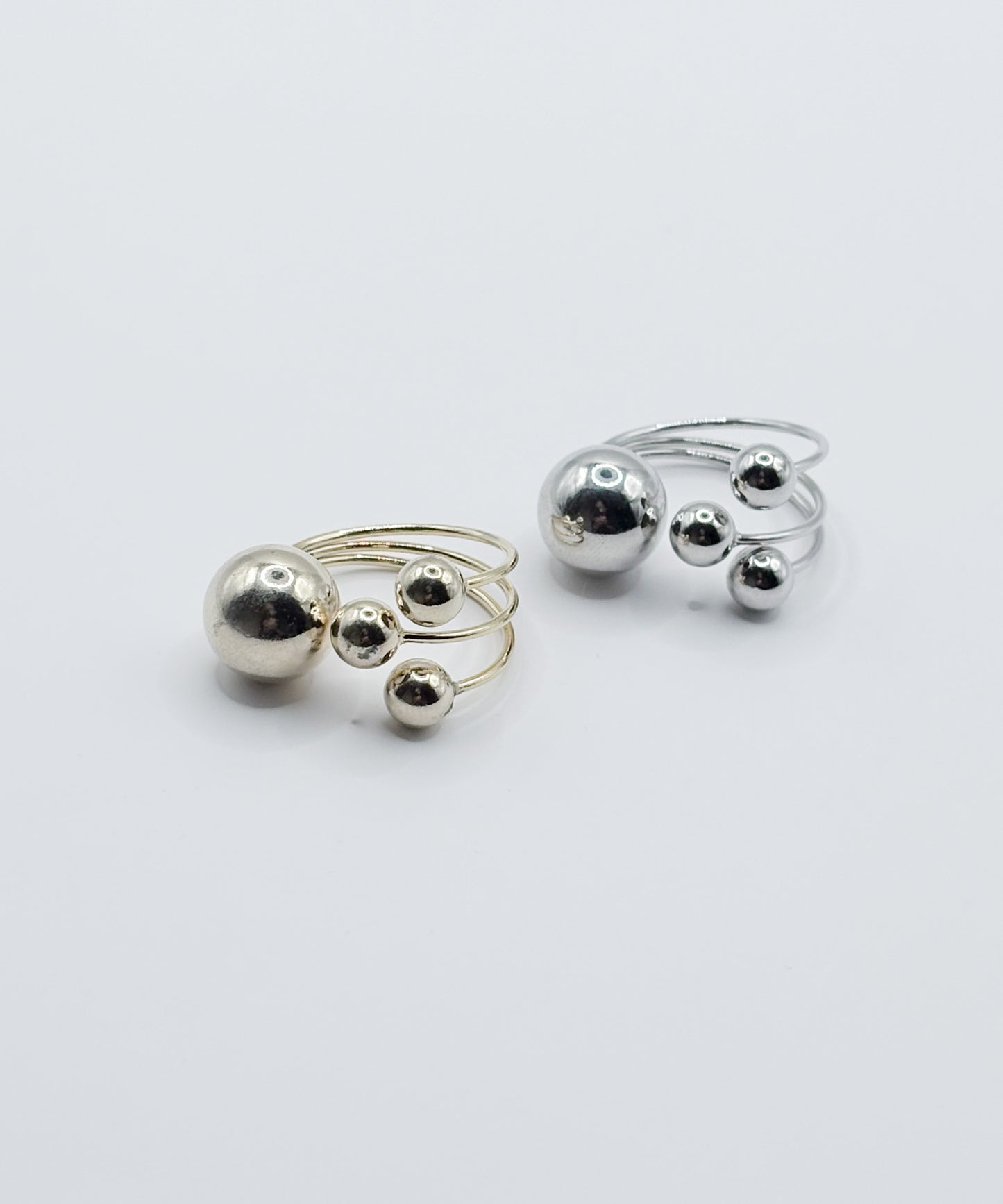 ボリュームボールデザインリング【Silver】