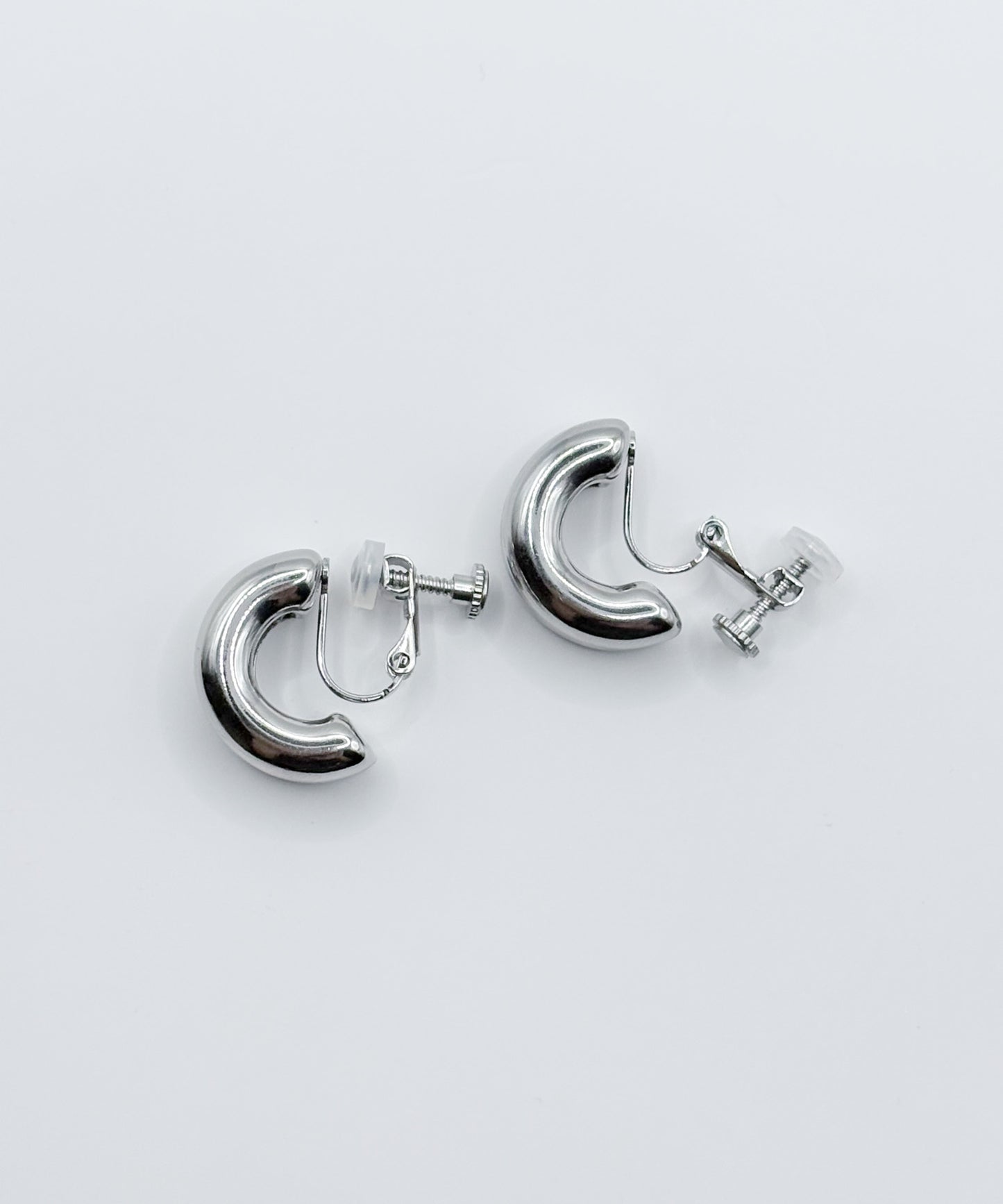 ダブルカールイヤリング【Silver】