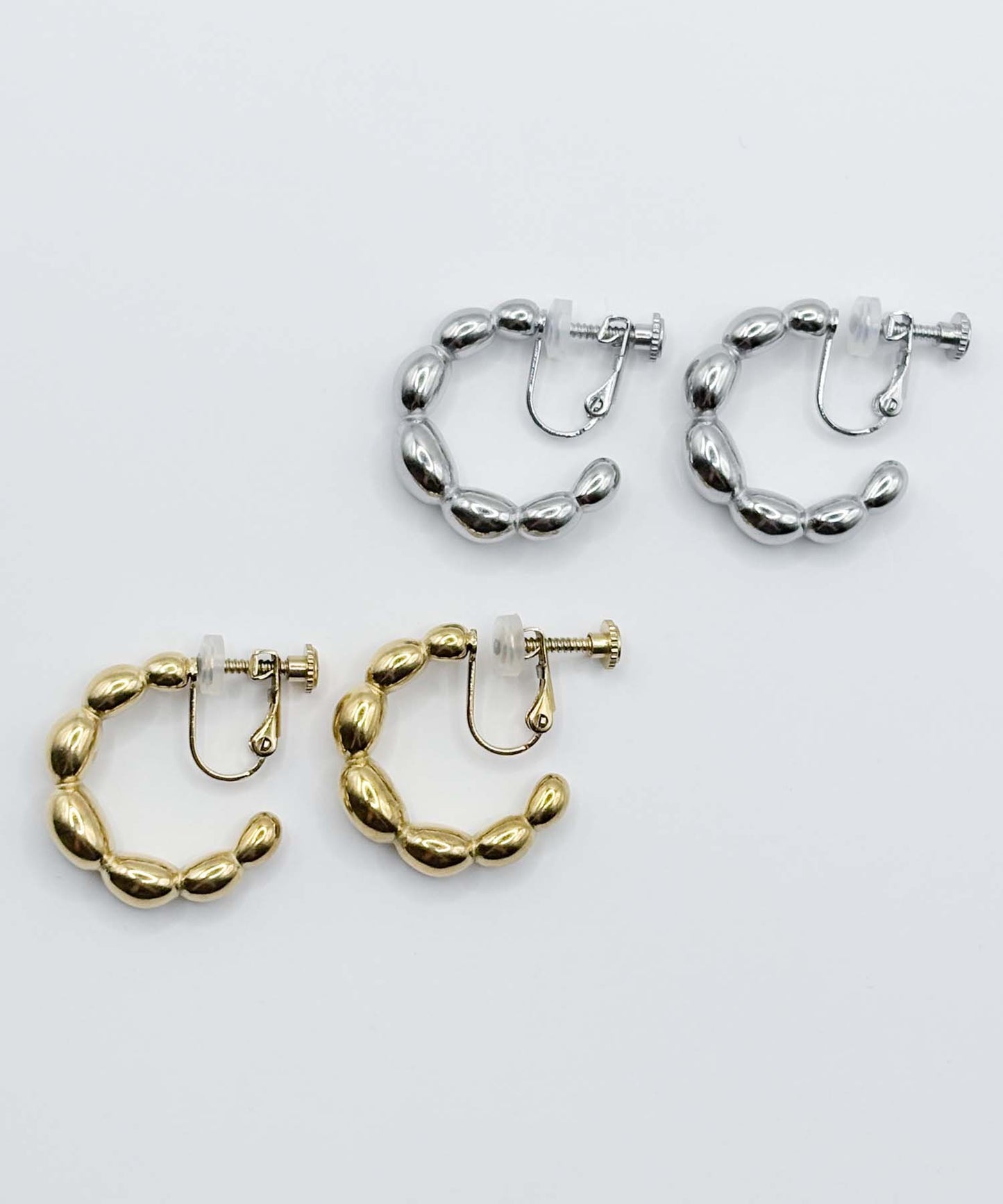 サークルコネクトイヤリング【Gold】