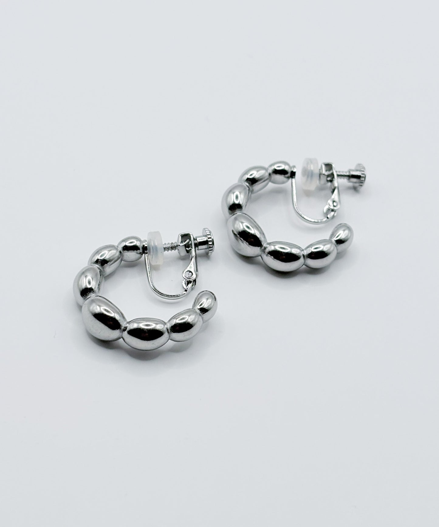 サークルコネクトイヤリング【Silver】