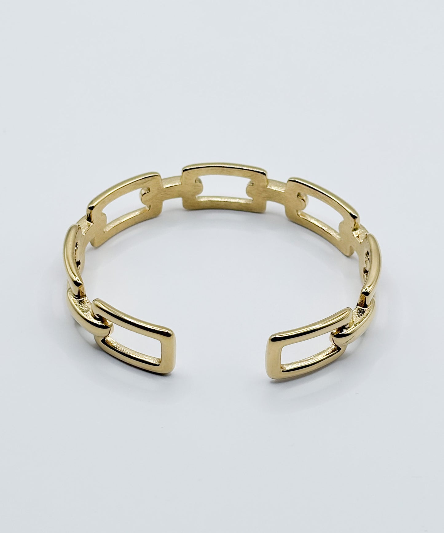 スクエアチェーンバングル【Gold】