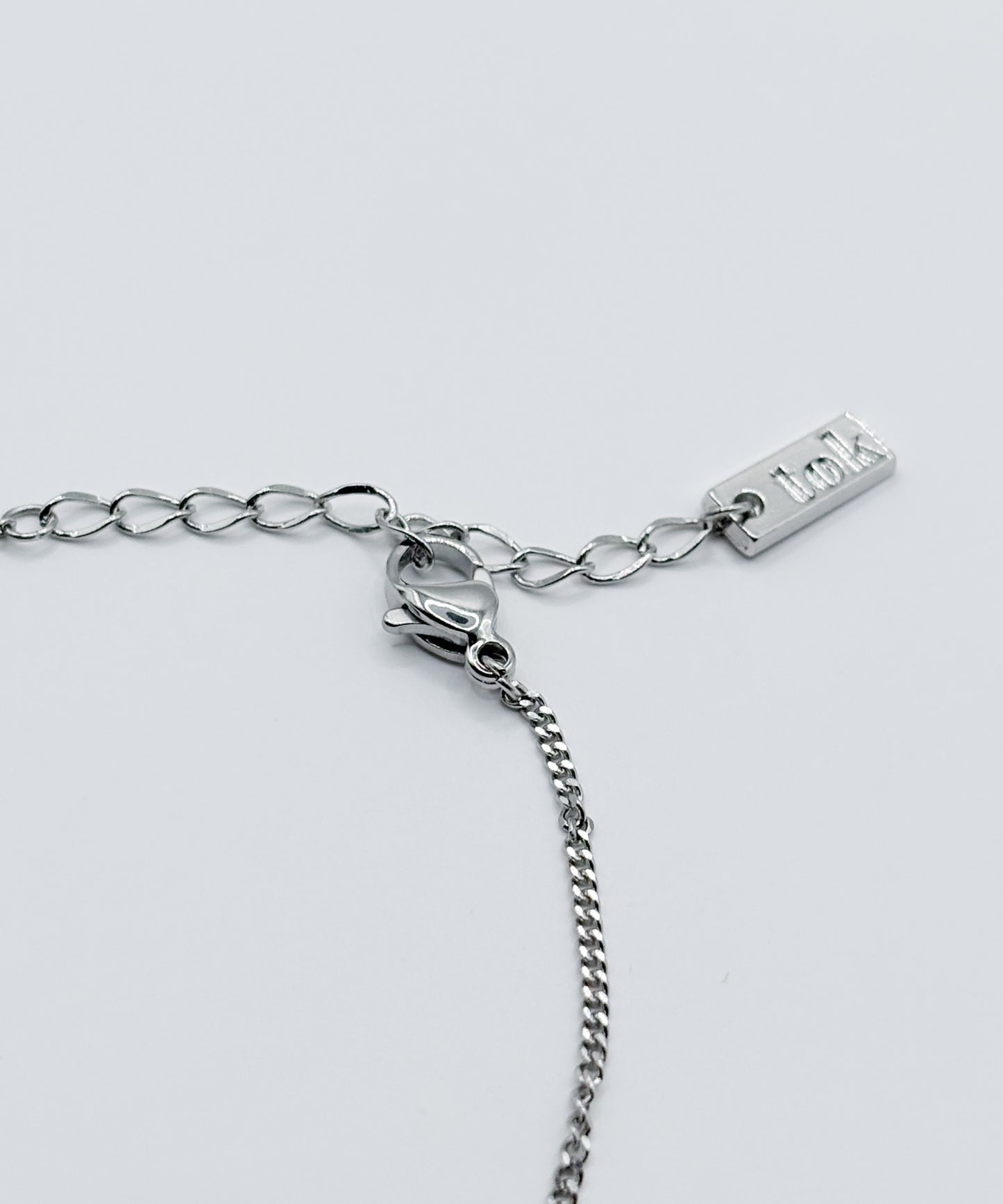 3ビーンズブレスレット【Silver】