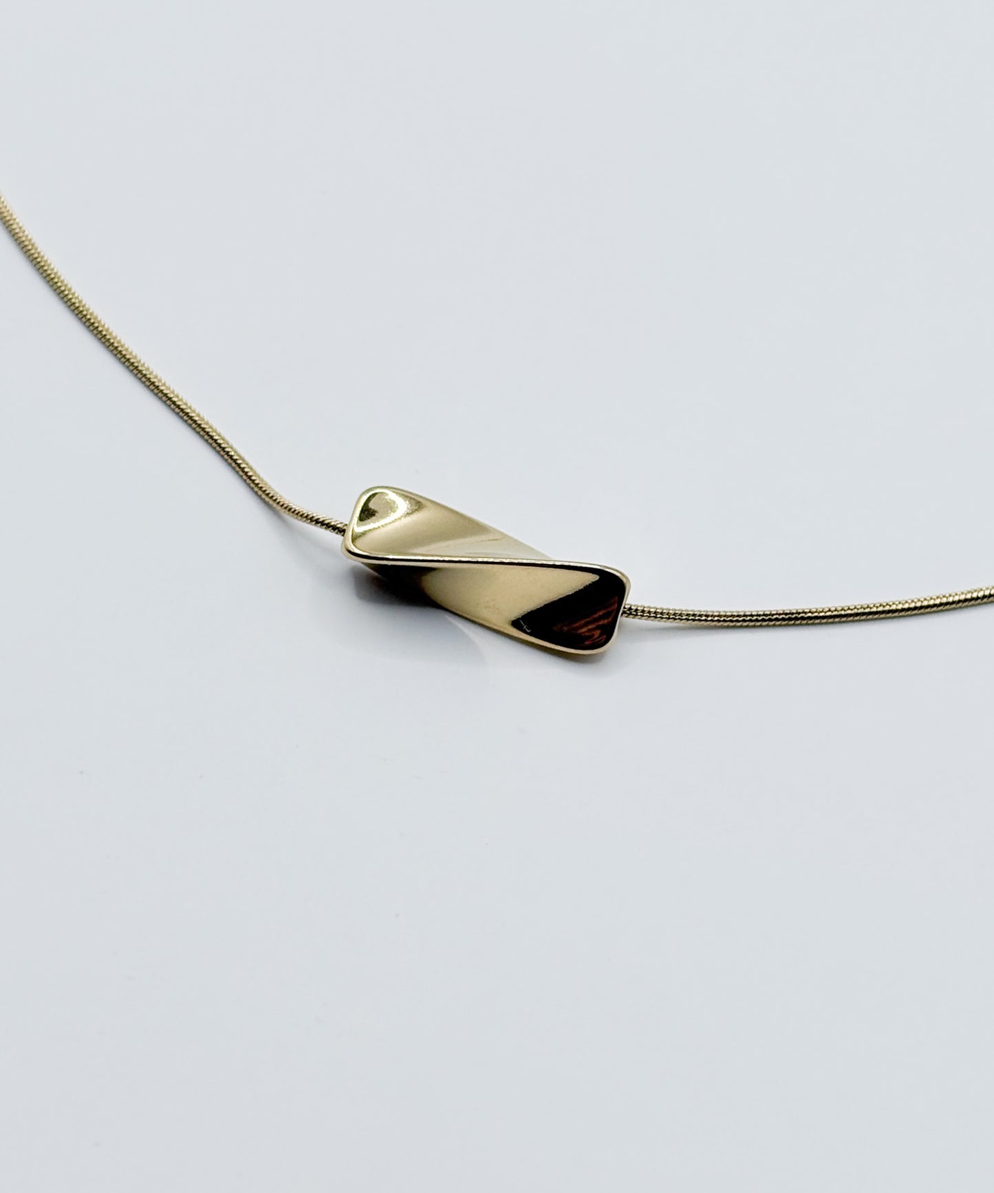 スムースチャームネックレス【Gold】