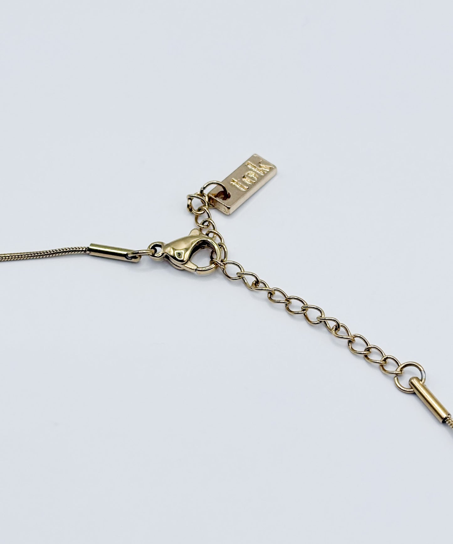 スムースチャームネックレス【Gold】