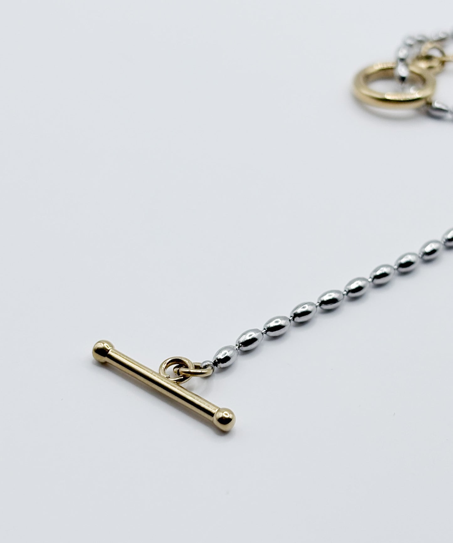 MIXパーツY字ロングネックレス【Mix】