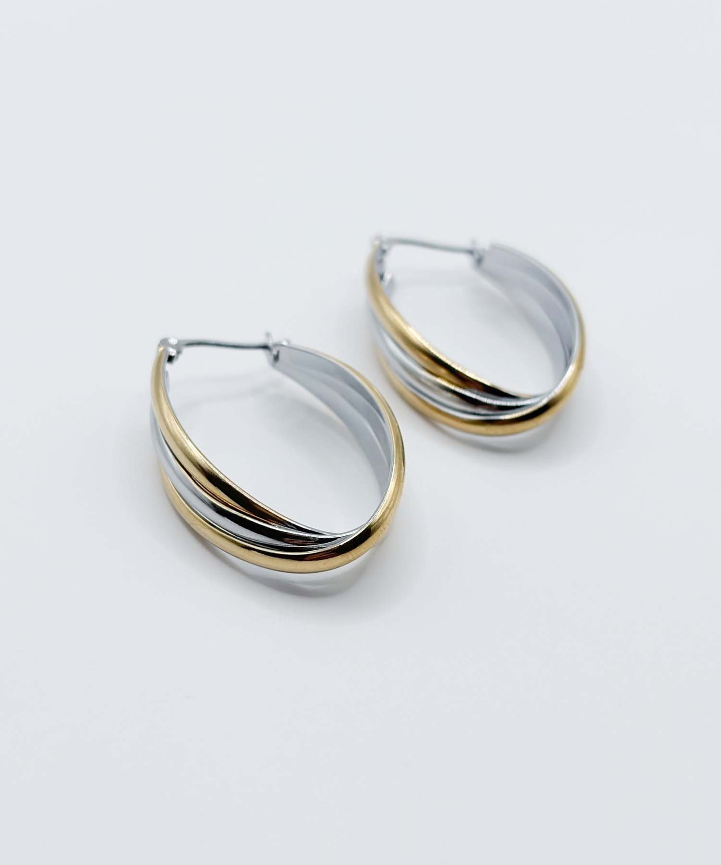 MIXカラーツイストリングピアス【Mix】