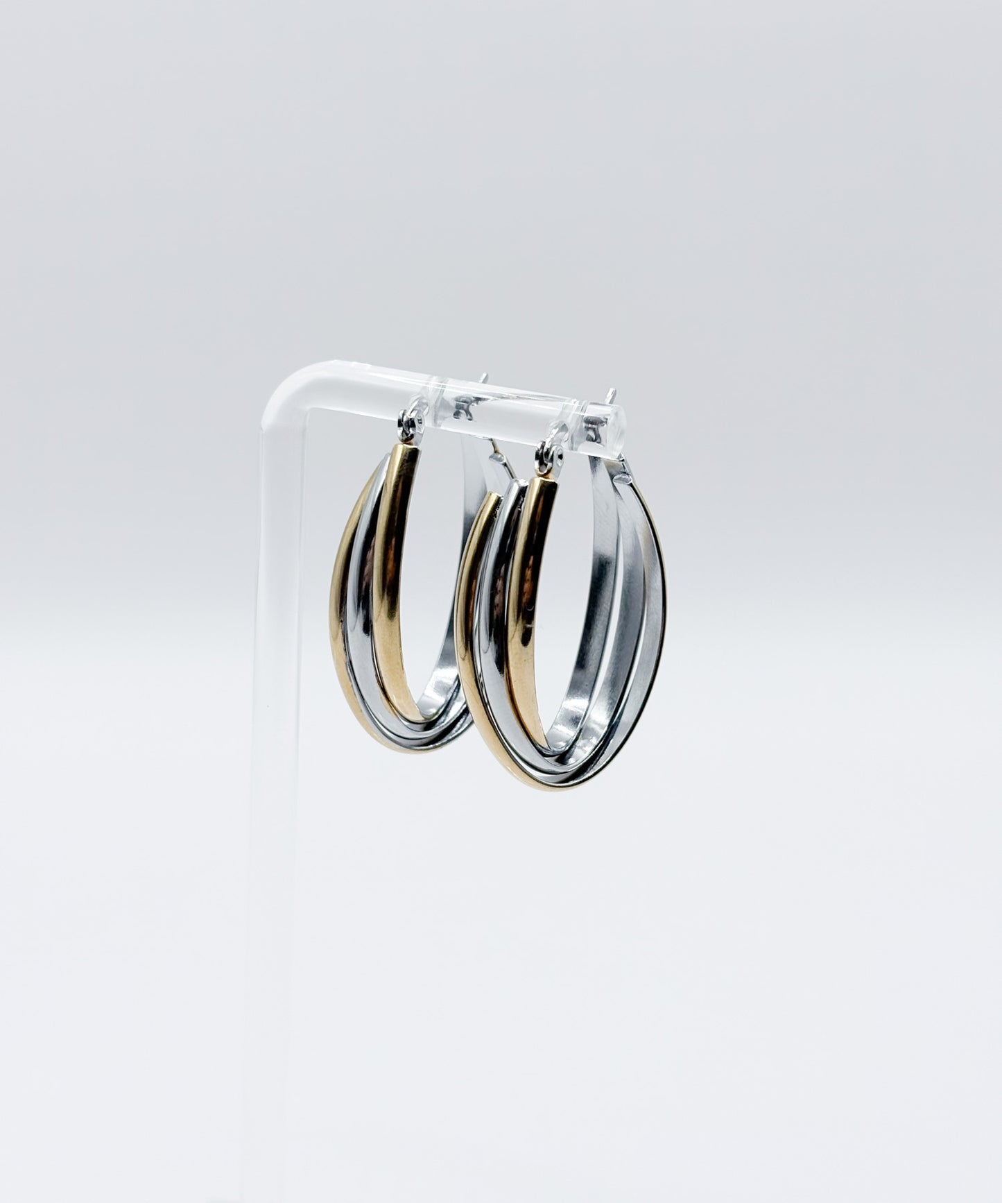 MIXカラーツイストリングピアス【Mix】