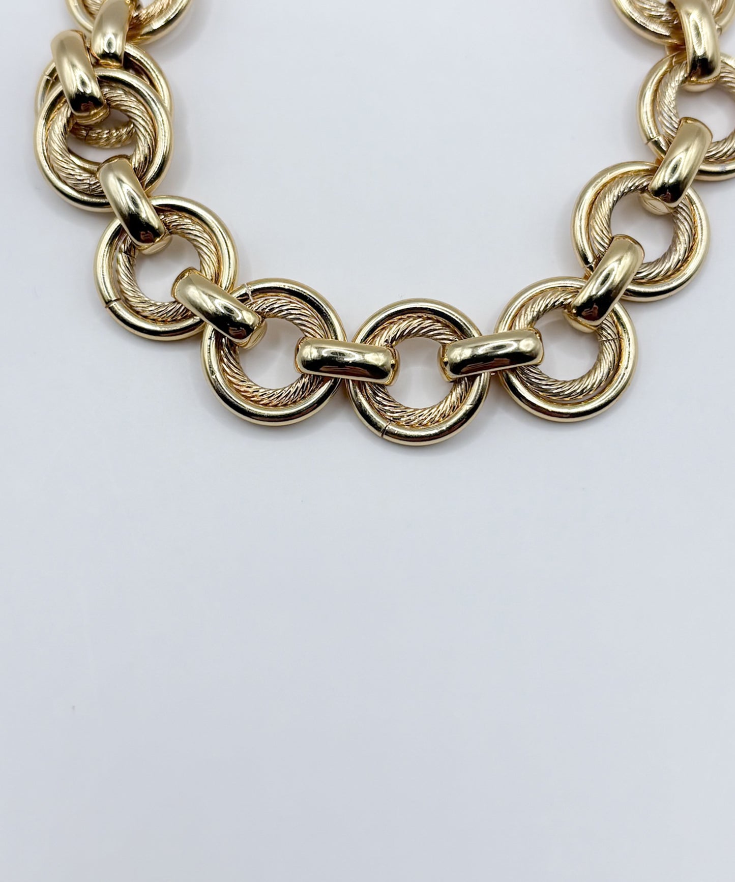 ダブルリングブレスレット【Gold】