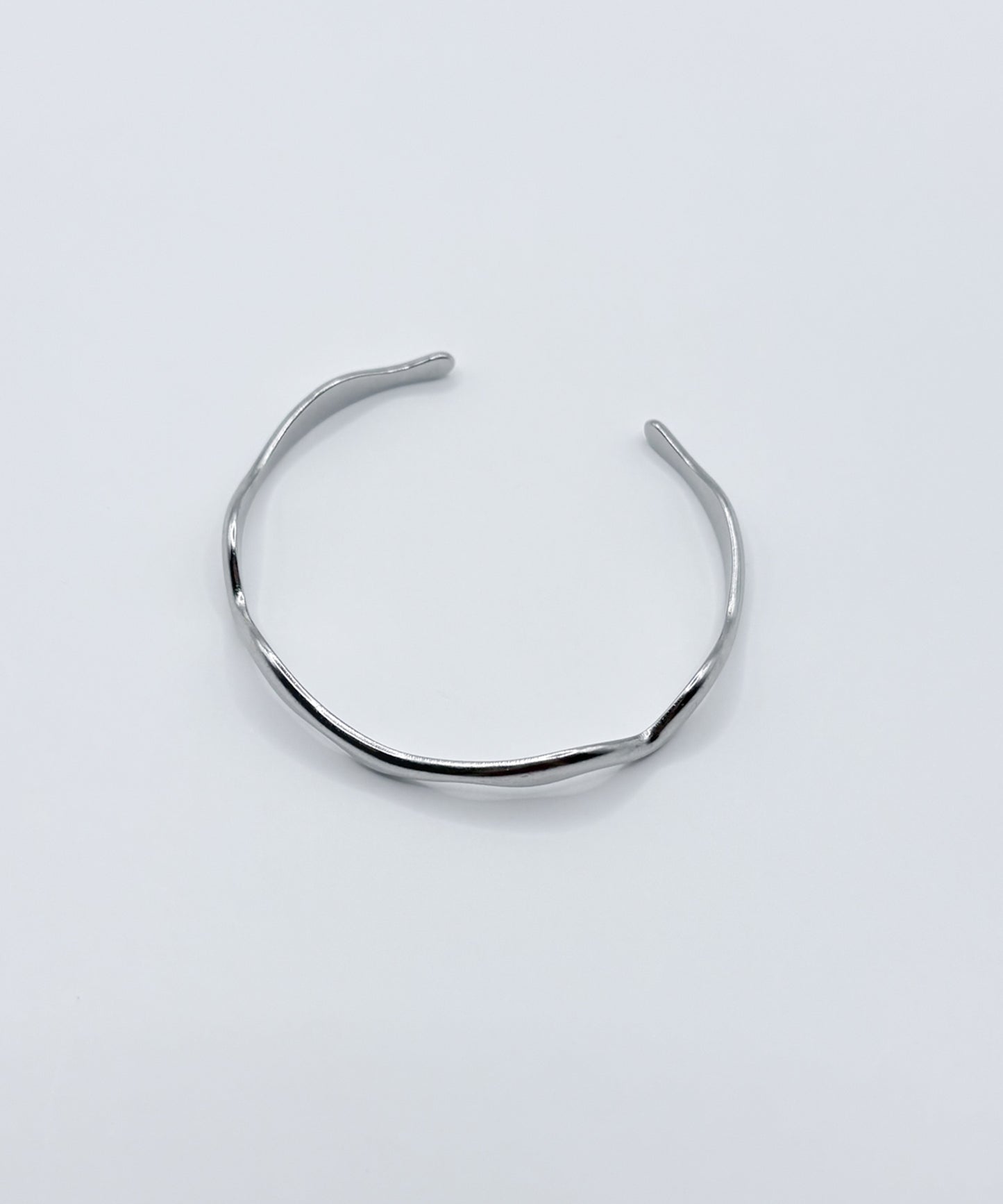 リップルナローバングル【Silver】