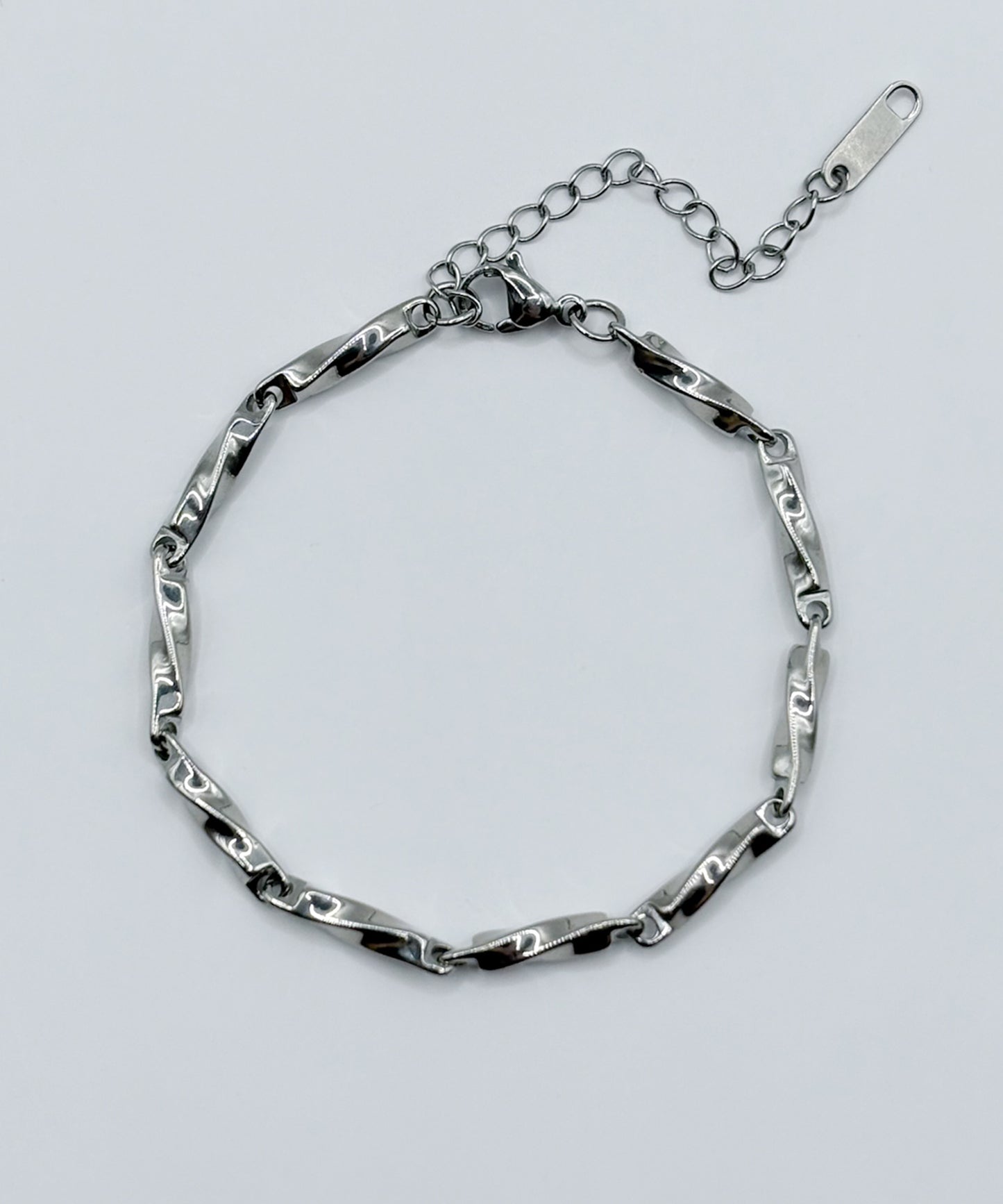 ツイストドッキングブレスレット【Silver】