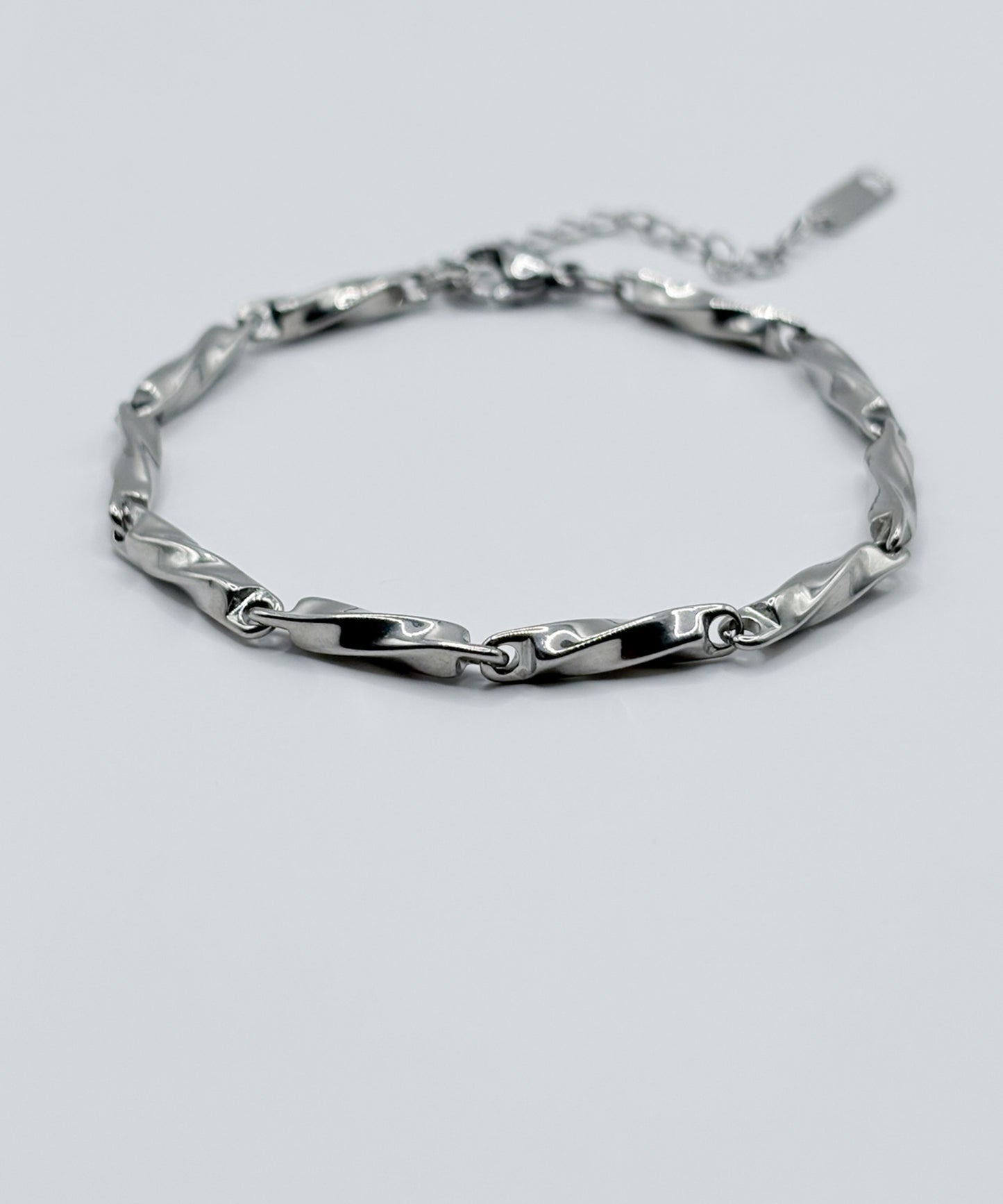 ツイストドッキングブレスレット【Silver】