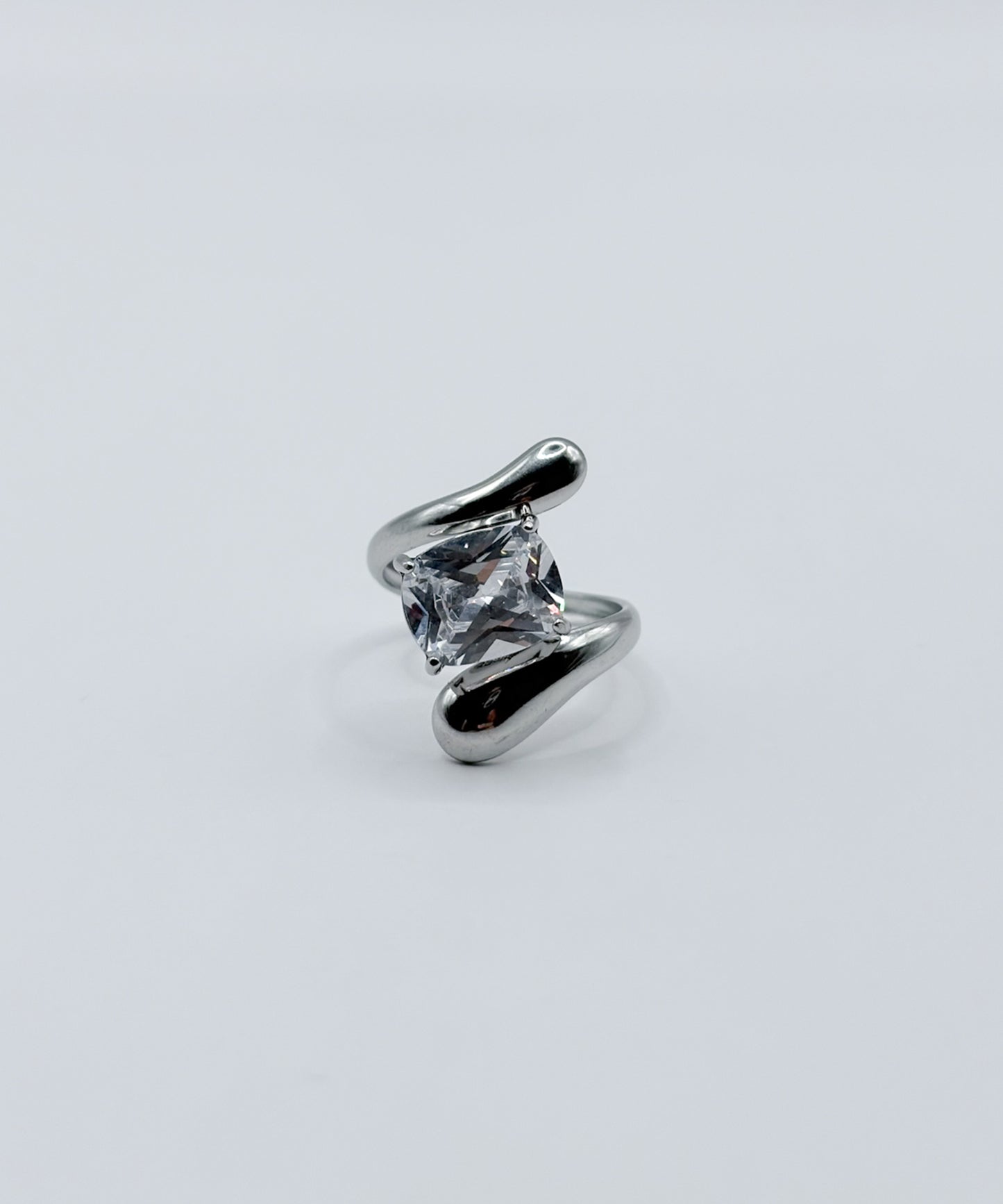 ラップアラウンドストーンリング【Silver】