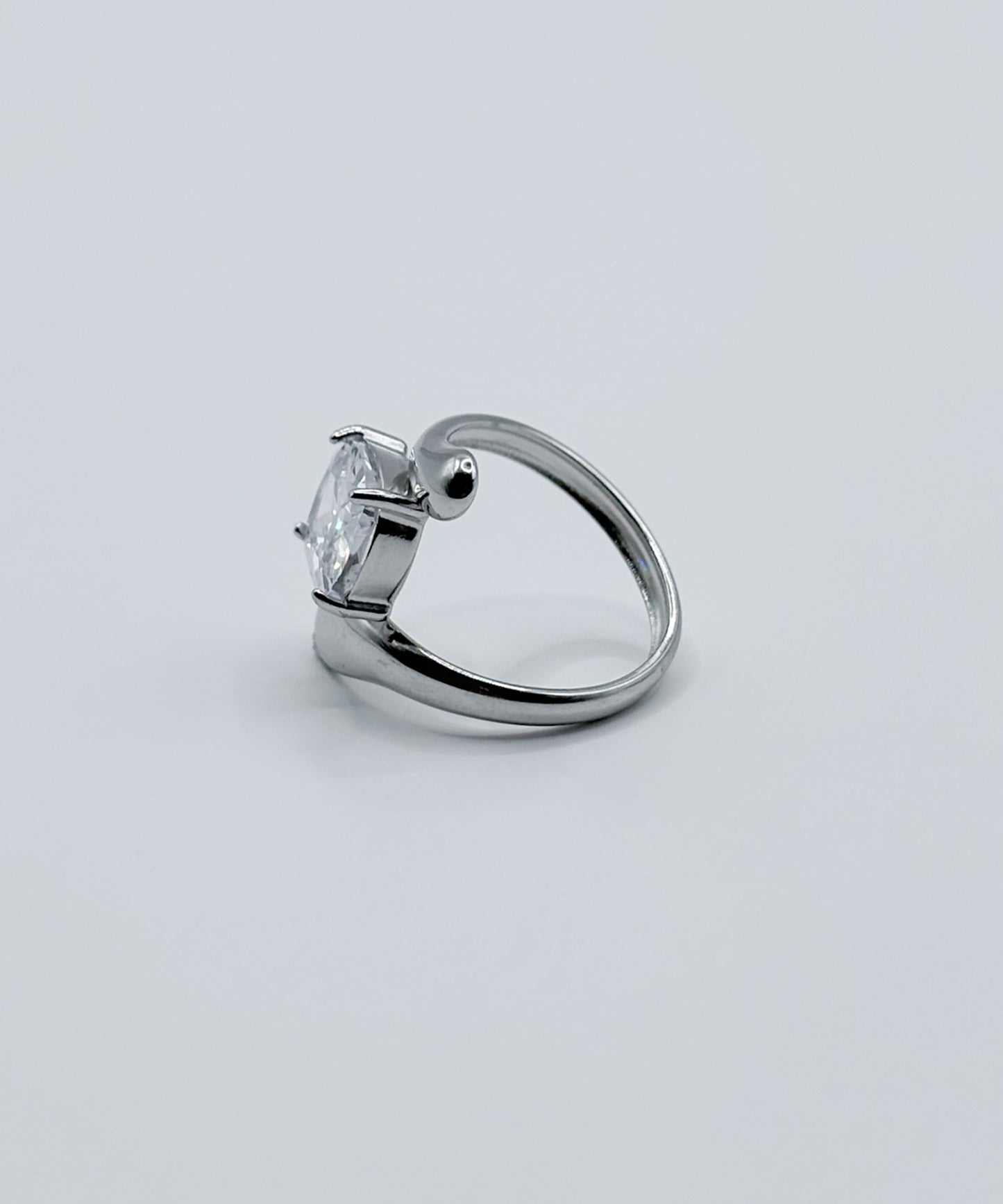 ラップアラウンドストーンリング【Silver】