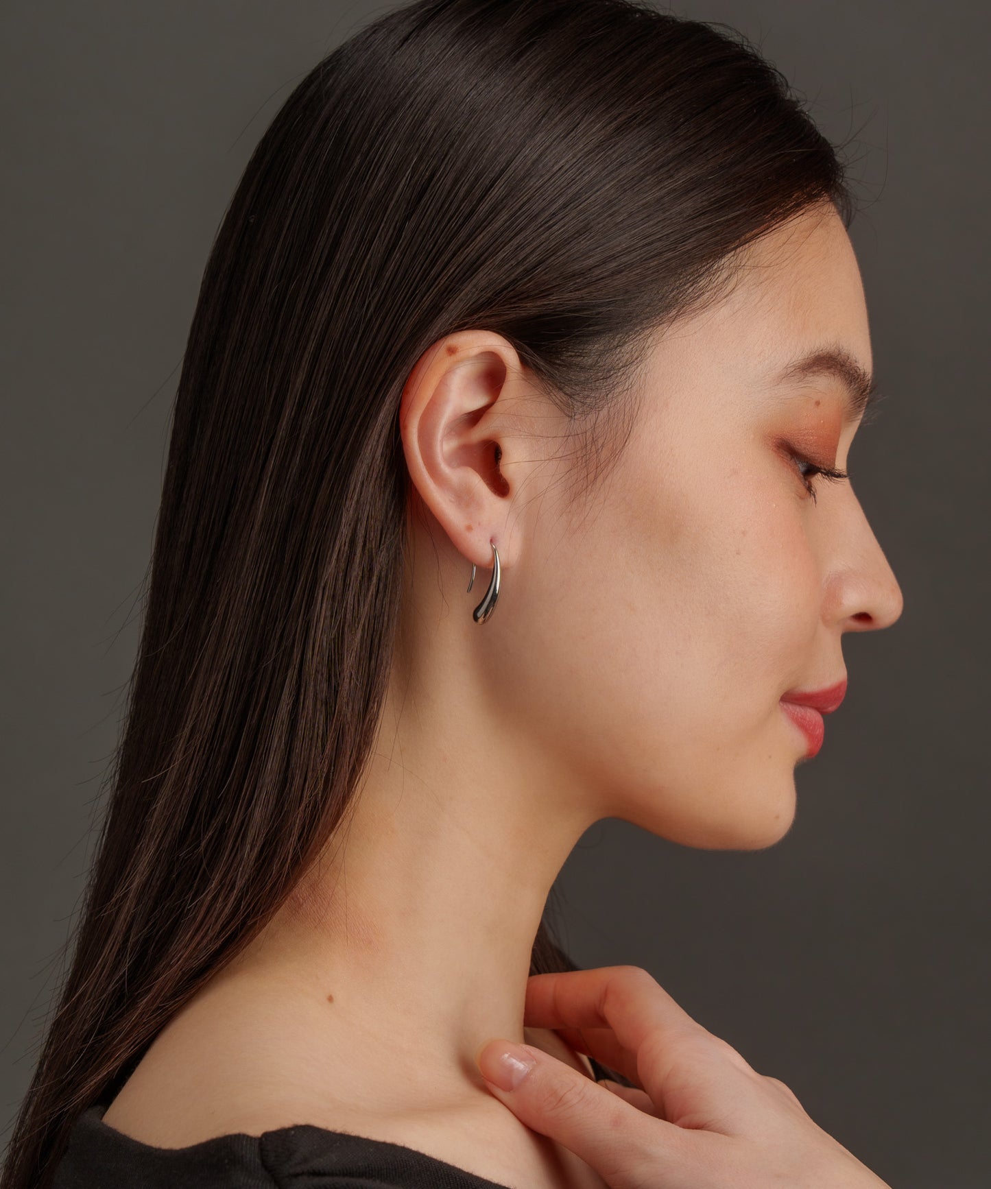 ドロップフックピアス【Silver】