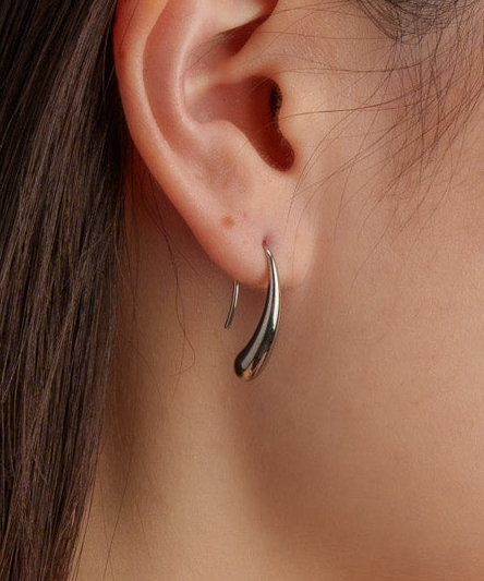 ドロップフックピアス【Silver】