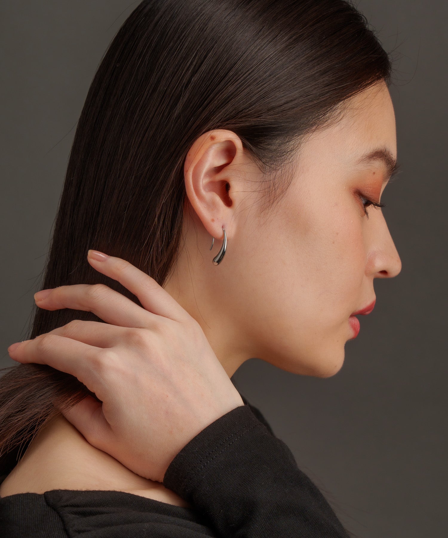 ドロップフックピアス【Silver】 | tok