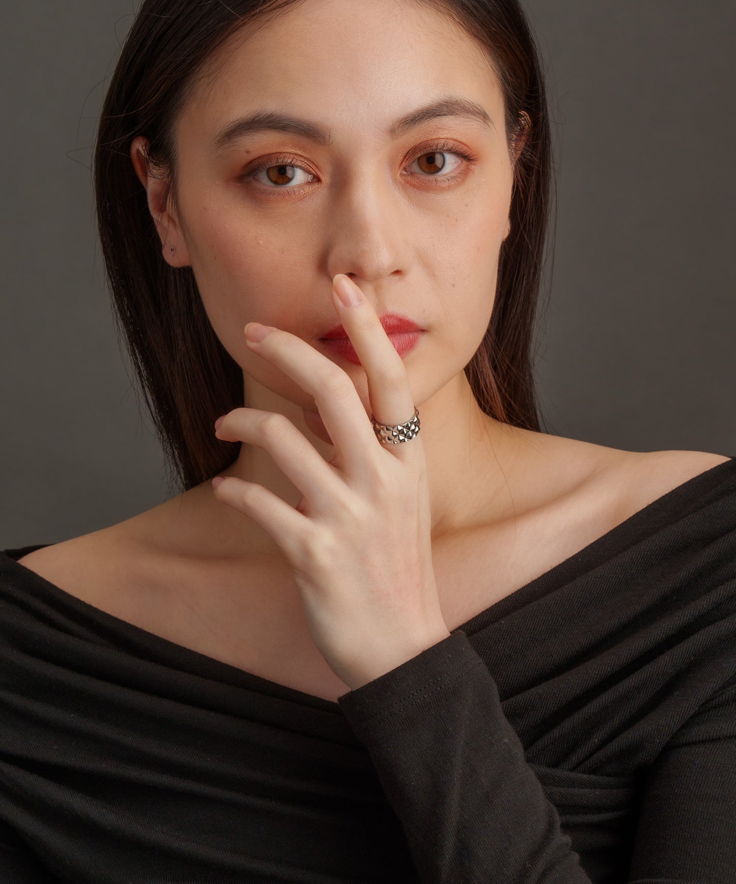 スパイキーサーフェスリング【Silver】