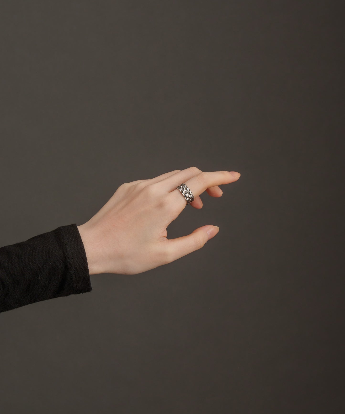 スパイキーサーフェスリング【Silver】