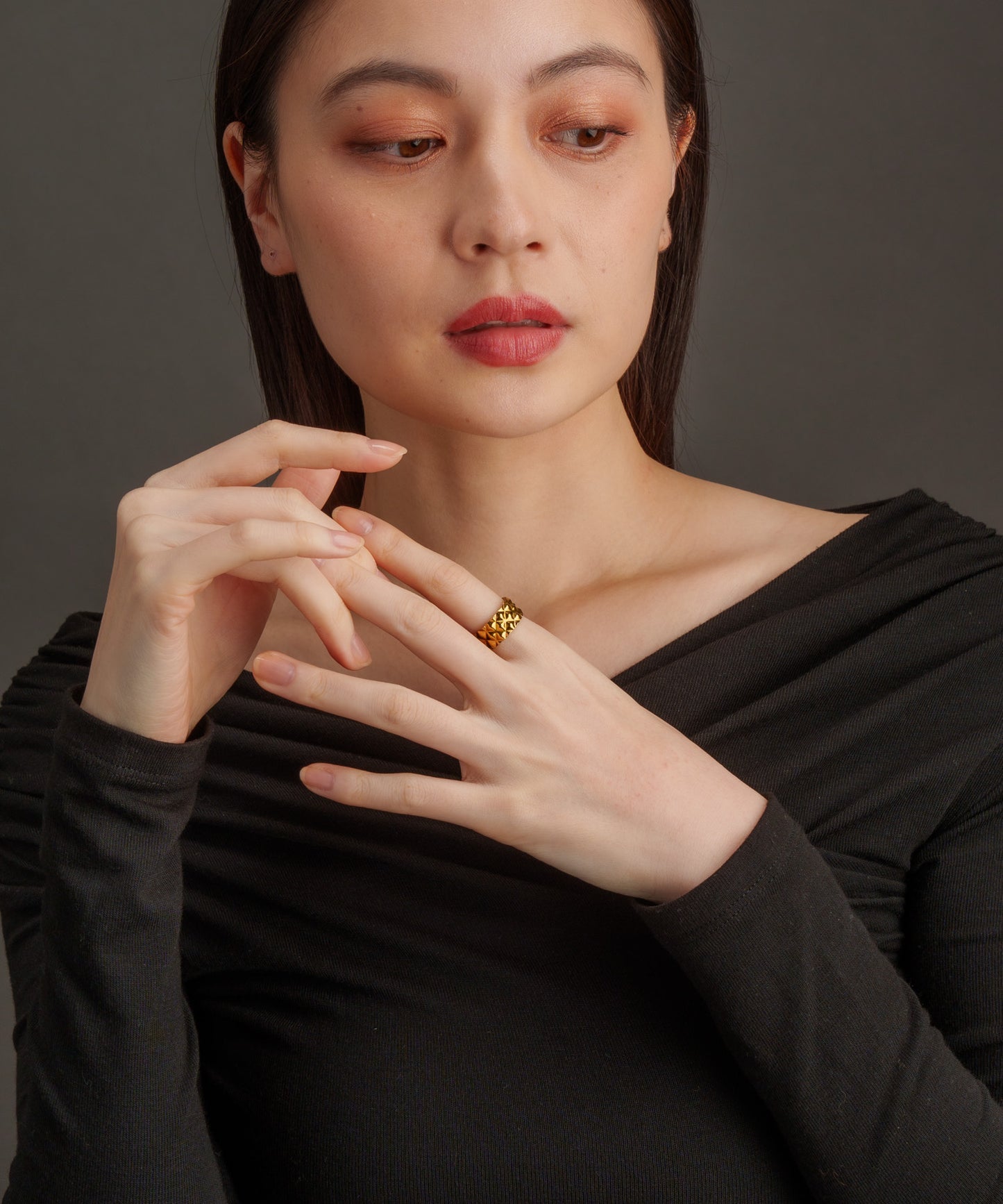 スパイキーサーフェスリング【Gold】