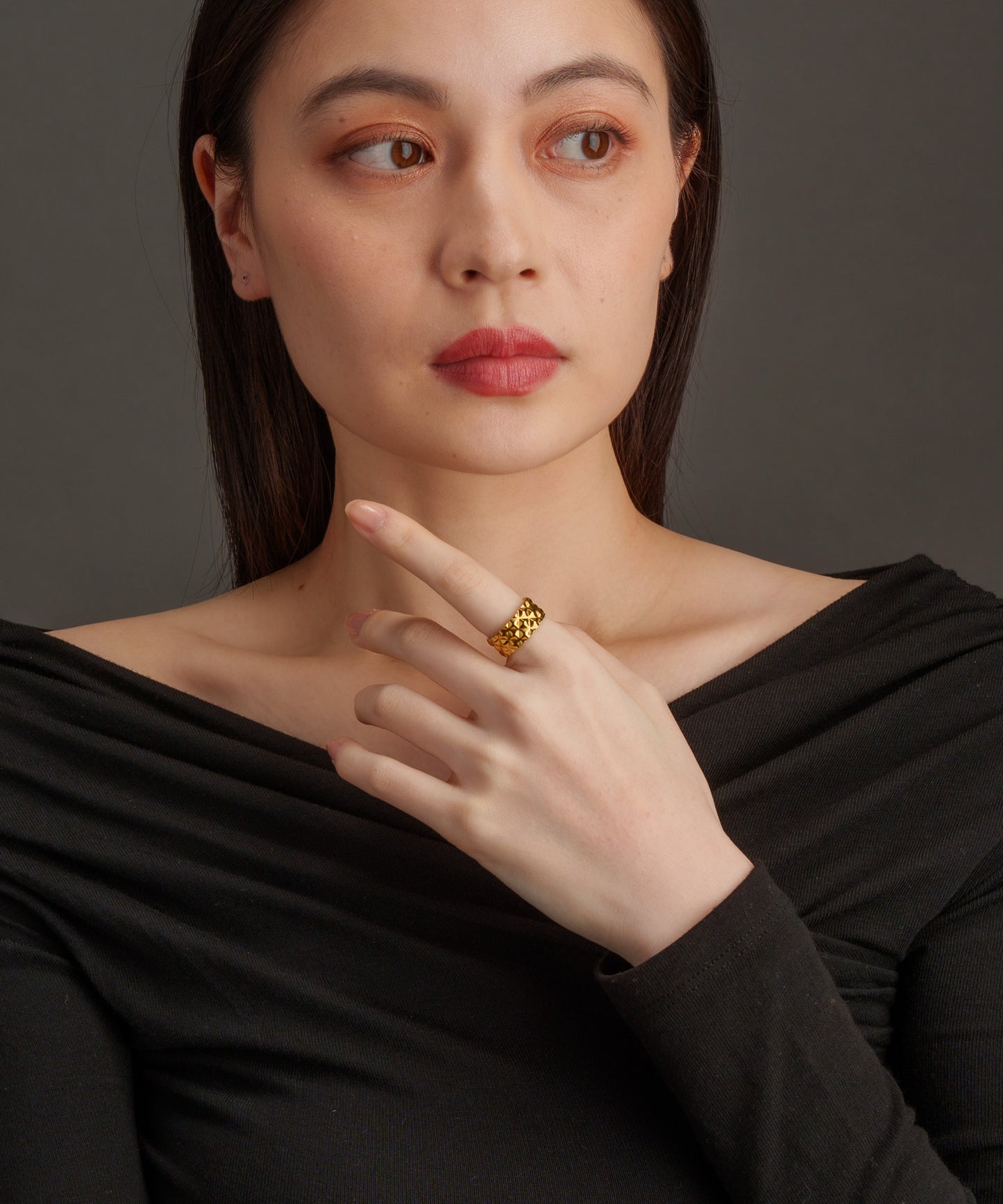 スパイキーサーフェスリング【Gold】