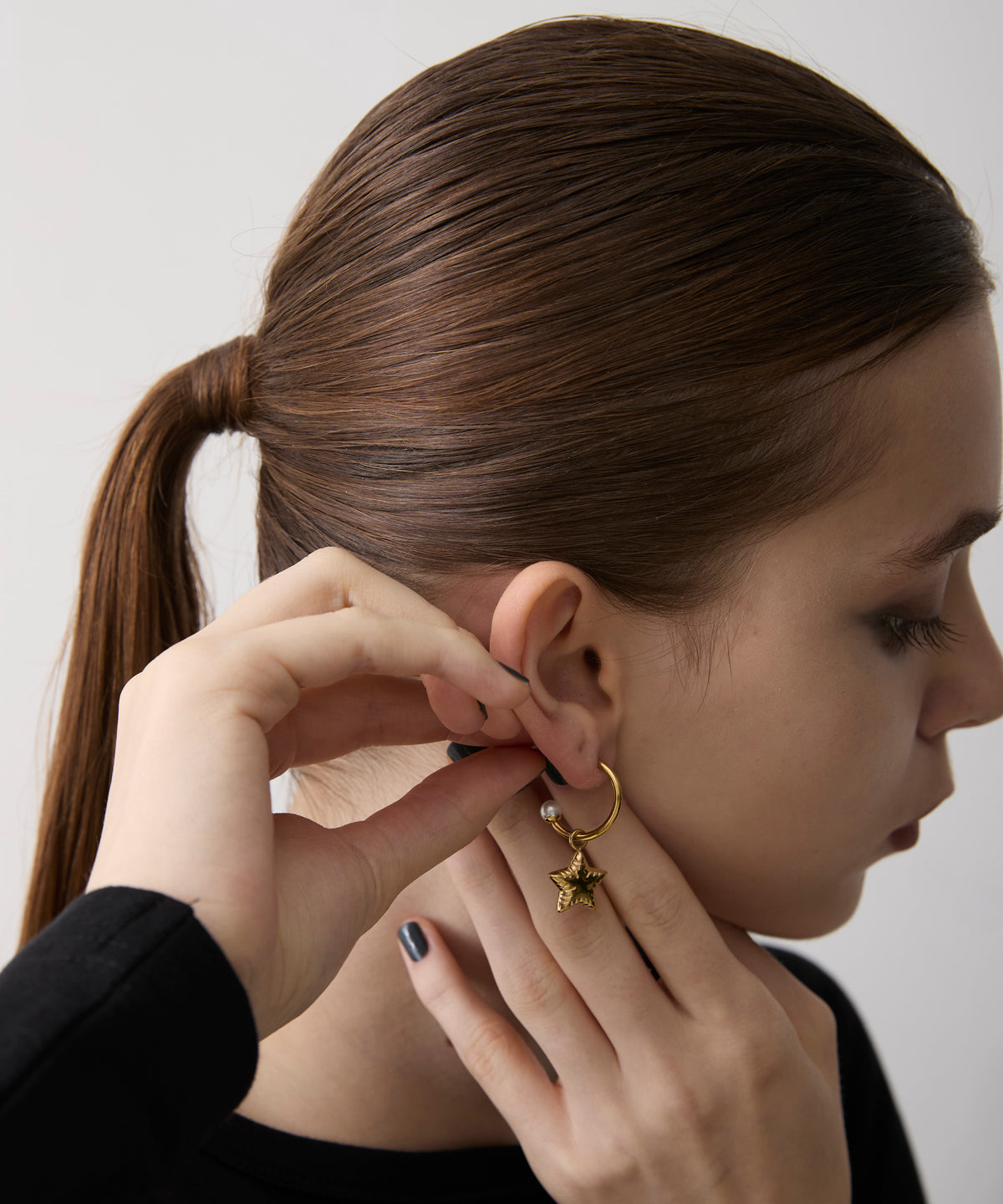 スターダングルピアス【Gold】