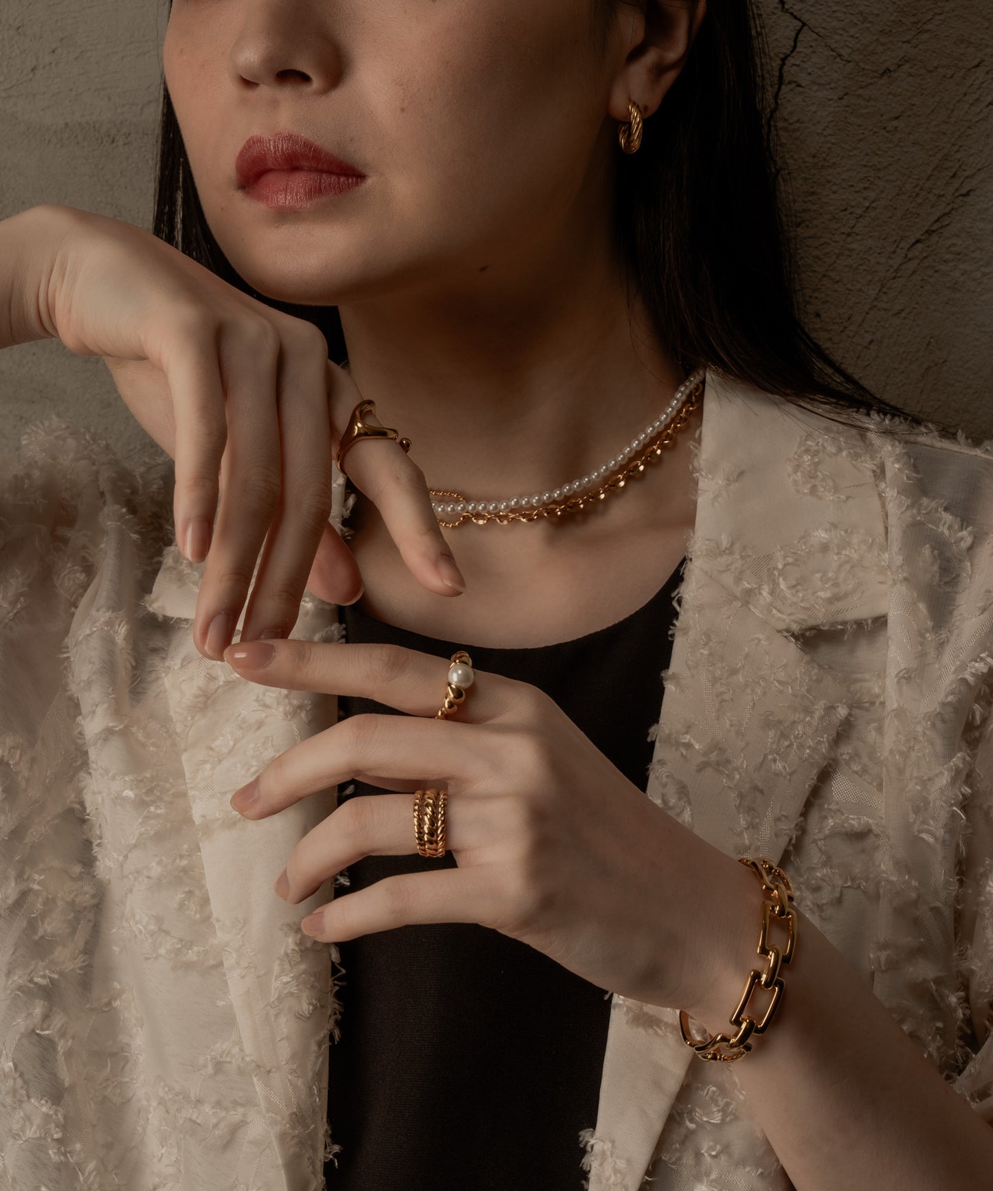 ロープパールライクリング【Gold】